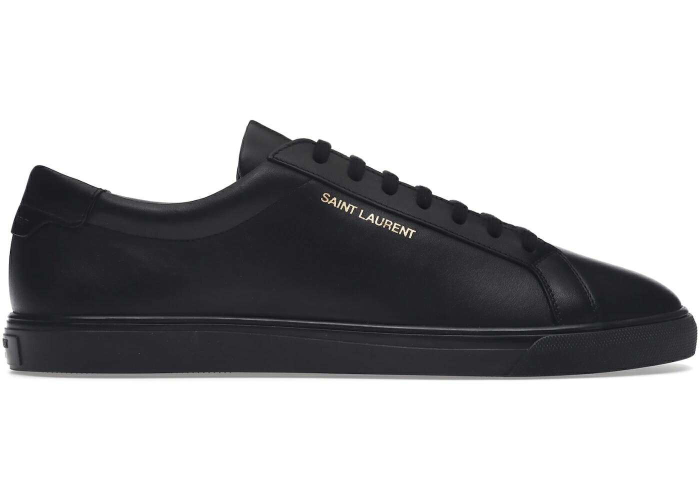 サンローラン 黒色 ブラック スニーカー メンズ SAINT LAURENT SAINT LAURENT ANDY LOW BLACK / BLACK BLACK BLACK