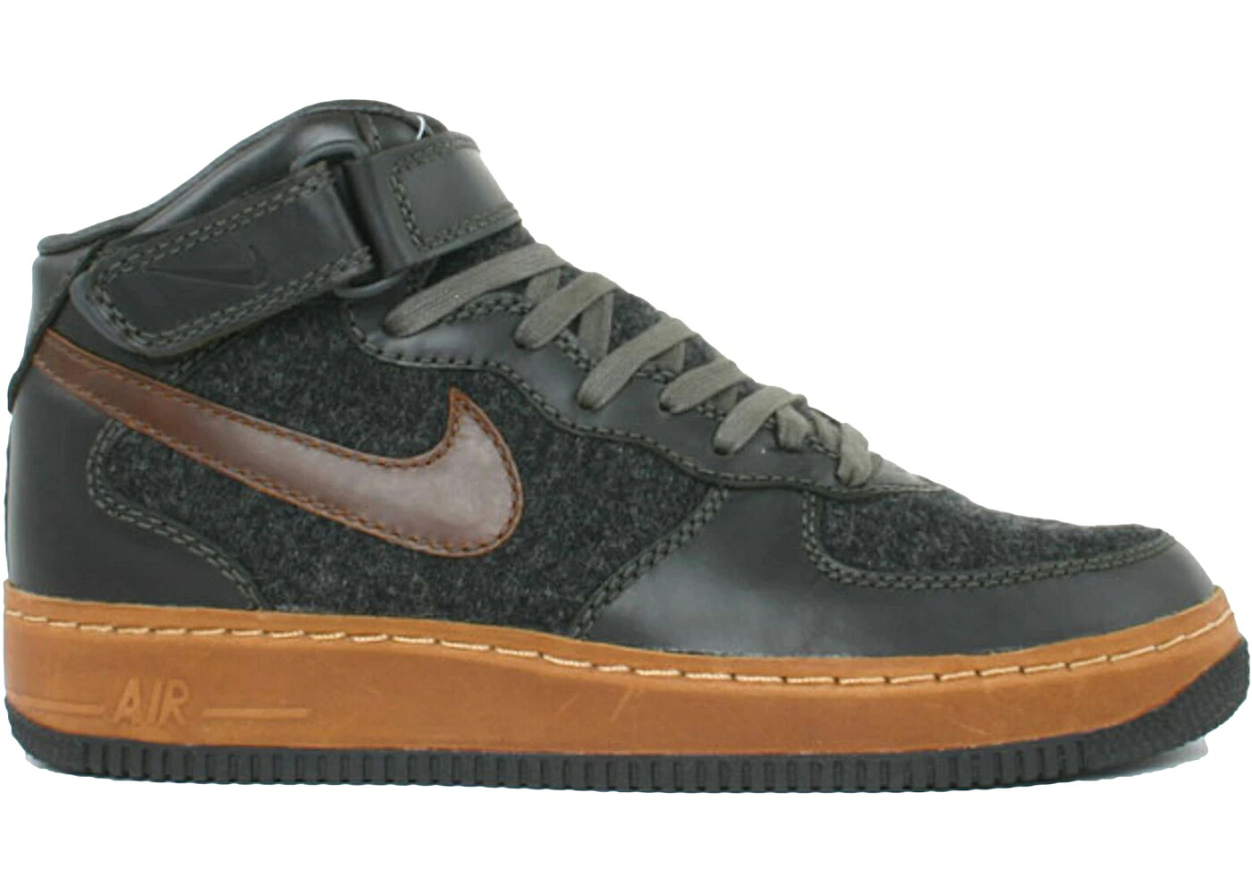 ナイキ ミッド 黒色 ブラック 緑 グリーン エアフォース スニーカー メンズ NIKE AIR FORCE 1 MID INSIDE OUT BLACK SABLE GREEN / ANTHRACITE BLACK SABLE GEEEN 281,655円