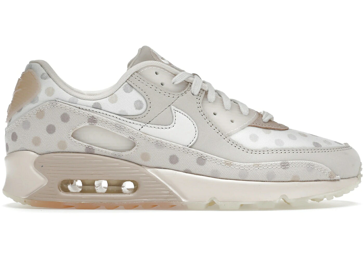 ナイキ マックス 砂色 沙子 大気圏マックス スニーカー メンズ NIKE AIR MAX 90 SHIMMER POLKA DOT SAND / SHIMMER SAND SAND DESERT SAND