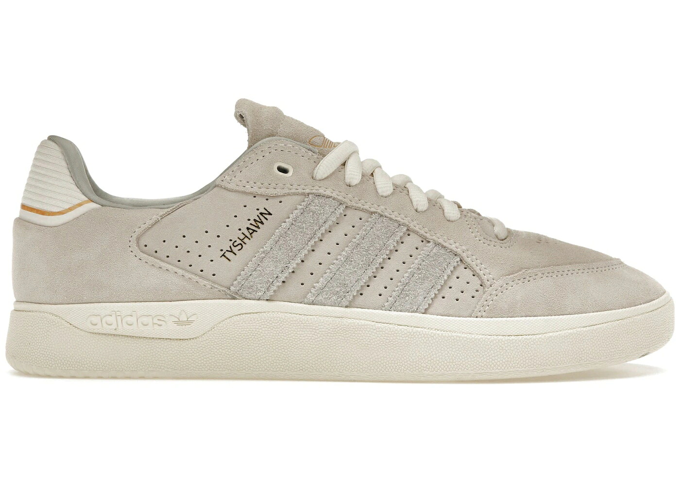 アディダス 白色 ホワイト 灰色 グレー クリーム スニーカー メンズ ADIDAS TYSHAWN LOW CHALK WHITE / CHALK WHITE GREY ONE CREAM WHITE