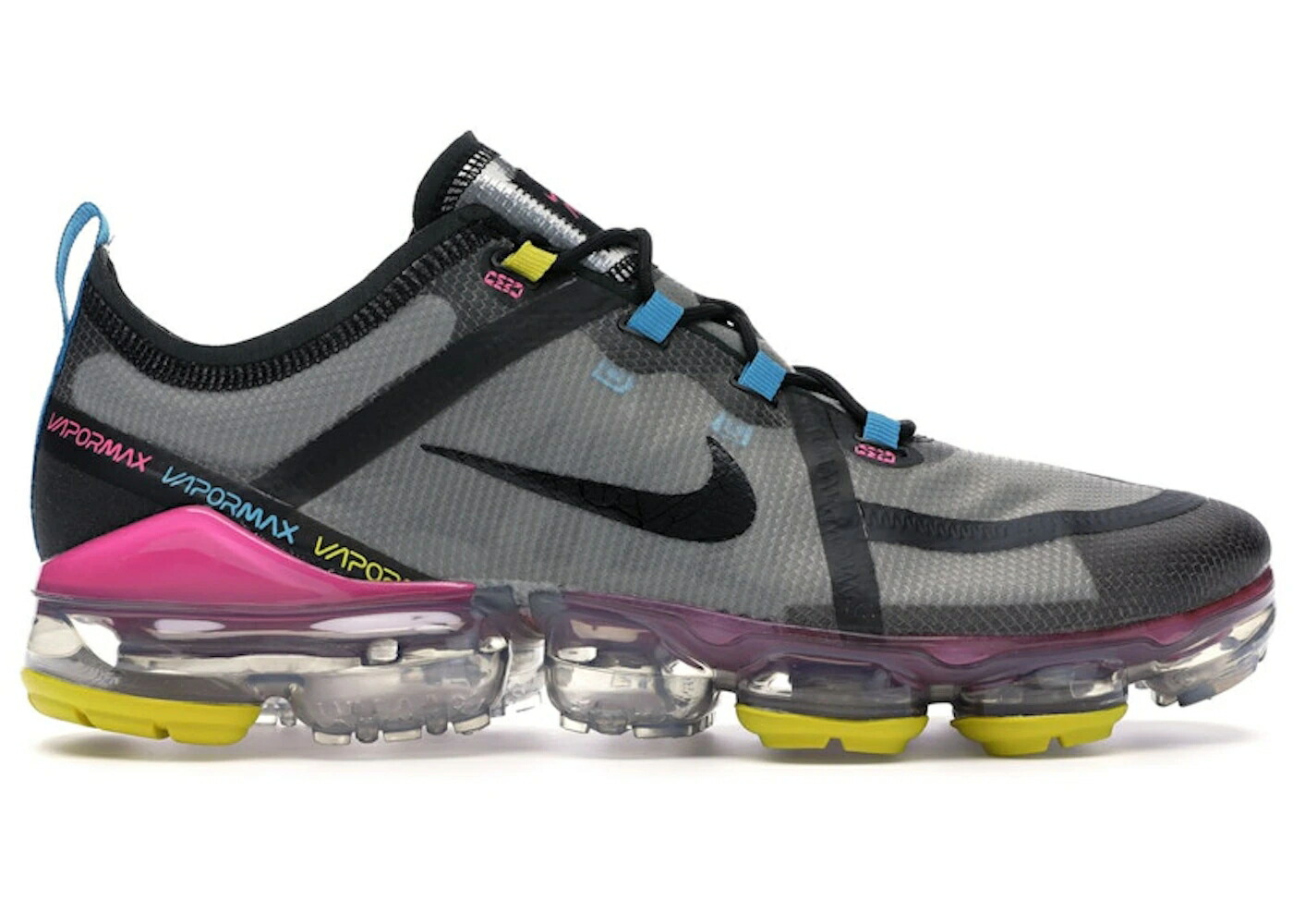 ナイキ 黒色 ブラック ピンク ブラスト エアヴェイパーマックス スニーカー メンズ NIKE AIR VAPORMAX 2019 MOON PARTICLE MULTI-COLOR / MOON PARTICLE BLACK PINK BLAST