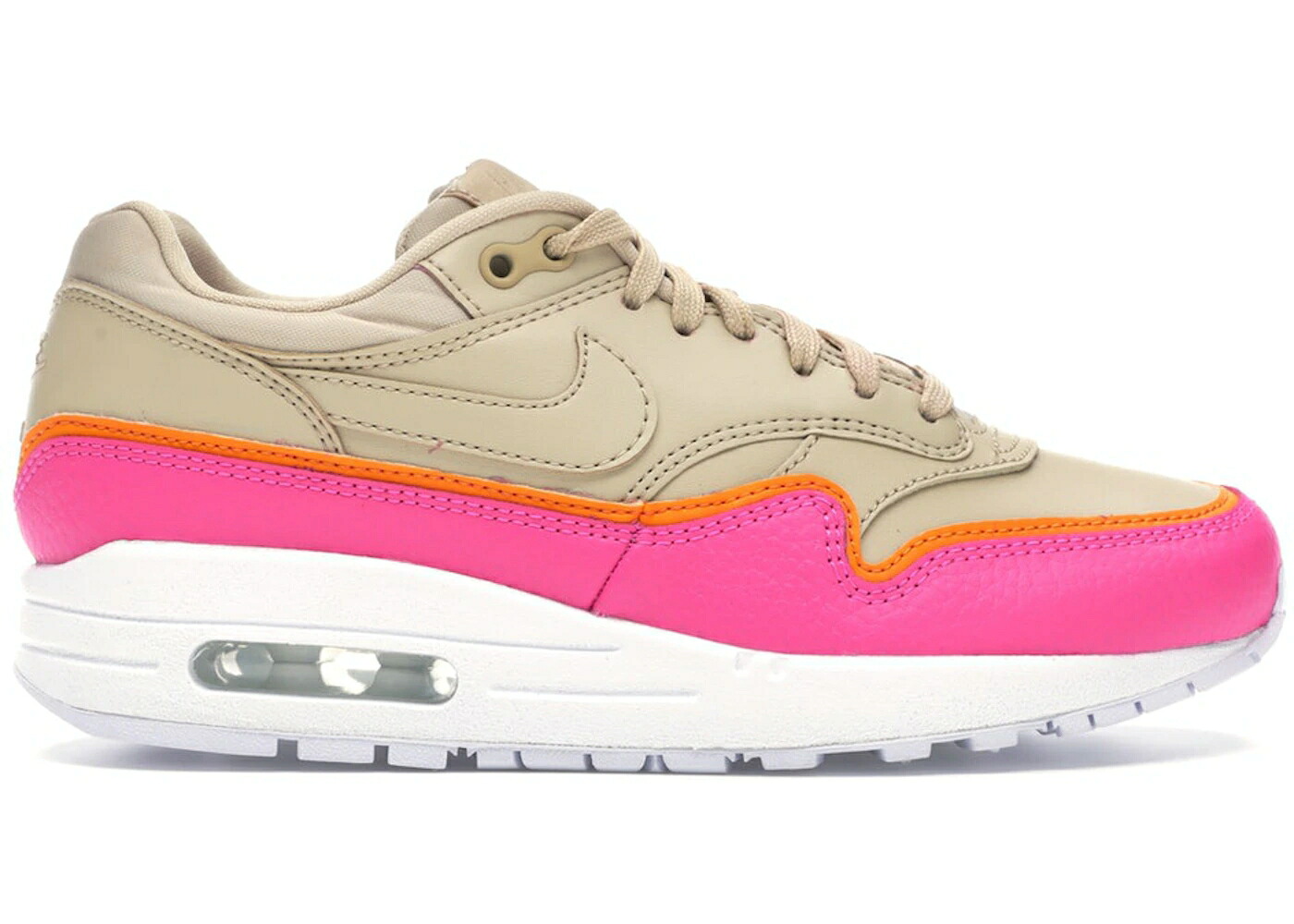 ナイキ マックス サクラ色 橙 オレンジ色 大気圏マックス WOMEN\u0027S スニーカー レディース NIKE AIR MAX 1 LINER TAN (WOMEN\u0027S) / TAN PINK ORANGE