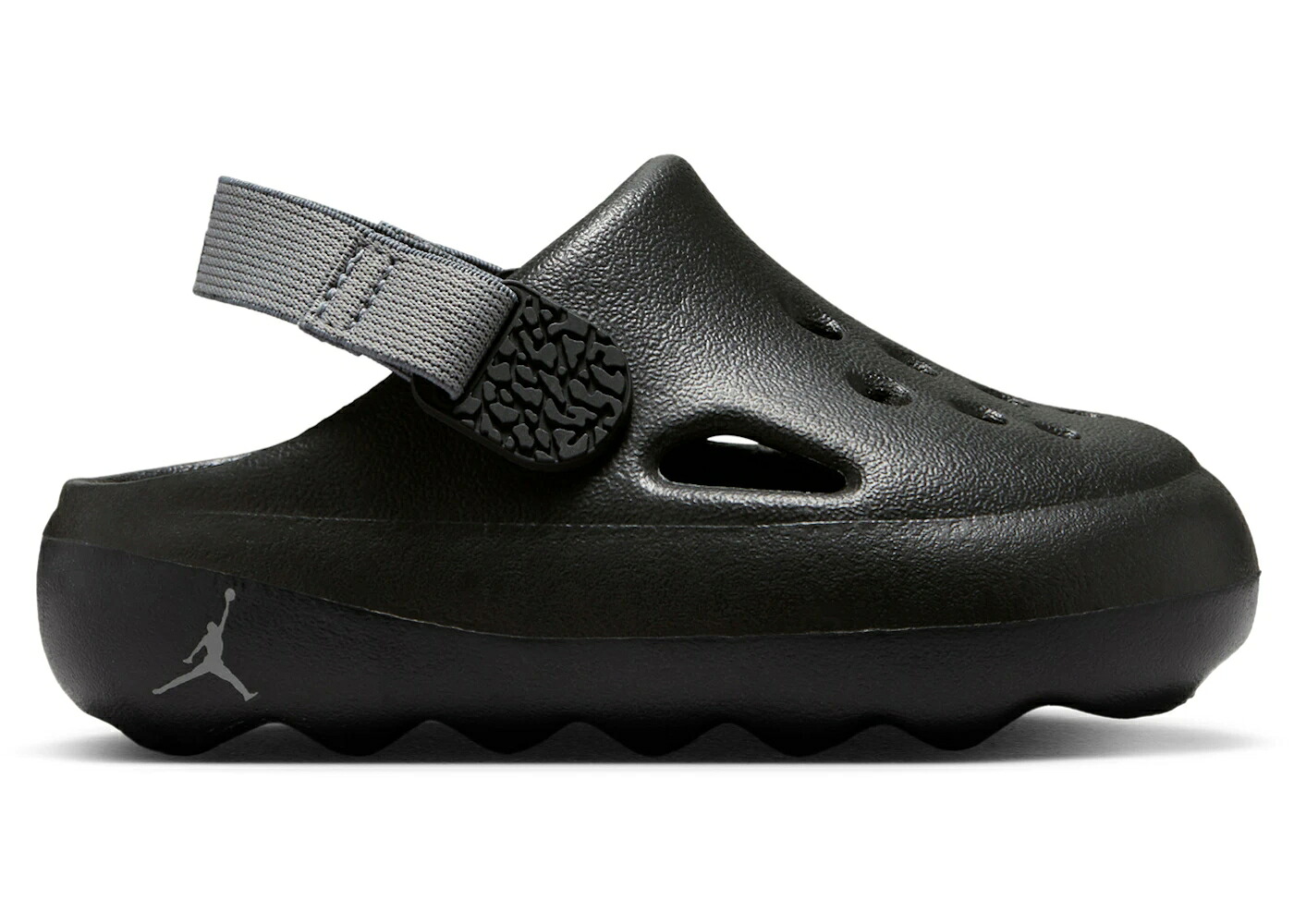 ナイキ ジョーダン 黒色 ブラック 灰色 グレー ジュニア キッズ JORDAN HYDRIP BLACK SMOKE GREY (TD) / BLACK SMOKE GREY｜スニケス