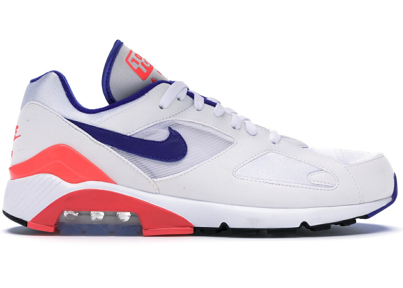 ナイキ マックス 白色 ホワイト 赤 レッド エアマックス スニーカー メンズ NIKE AIR MAX 180 ULTRAMARINE (2018) / WHITE ULTRAMARINE SOLAR RED
