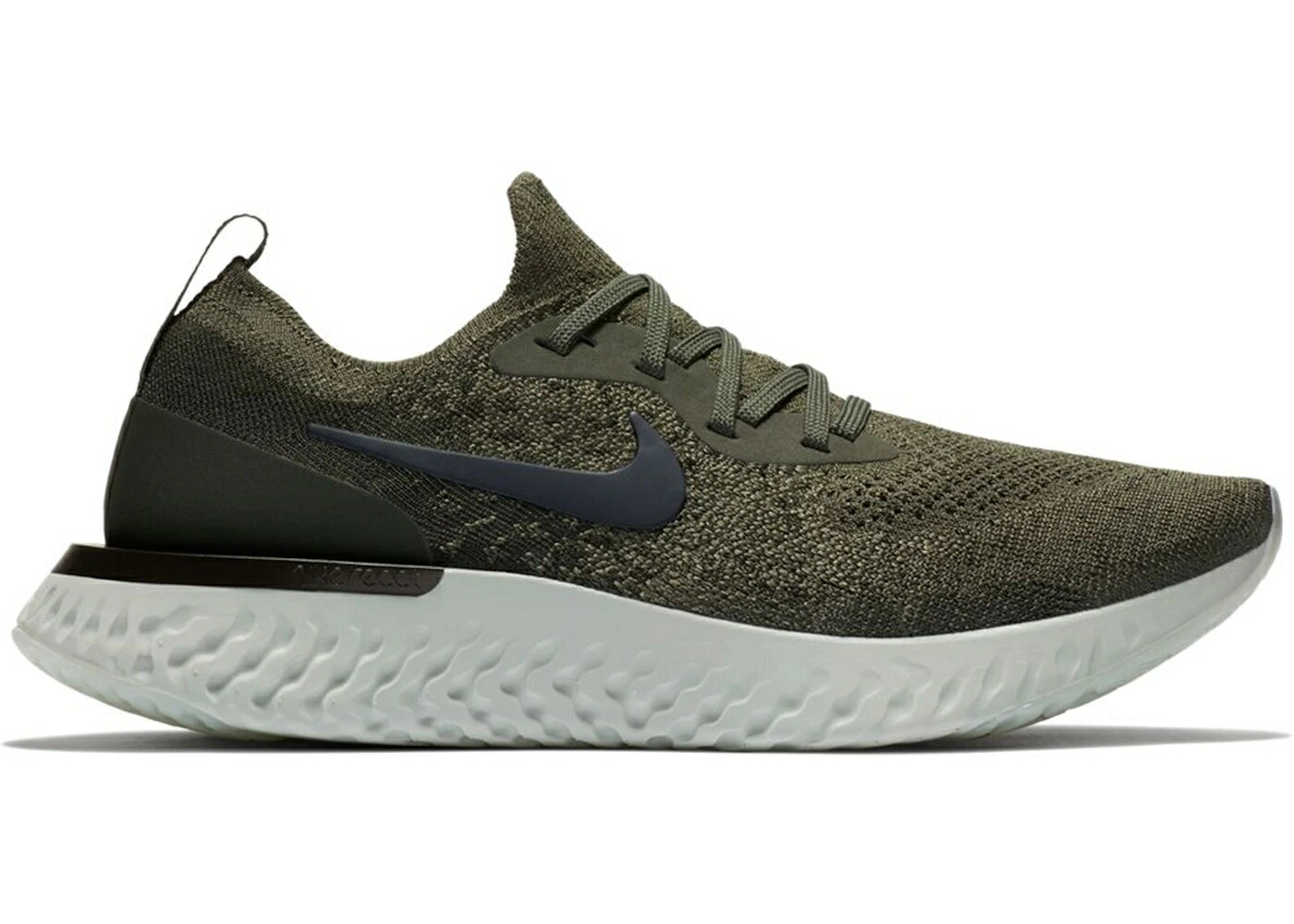 ナイキ エピック リアクト フライニット オリーブ カーゴ カーキ 黒色 ブラック WOMEN スニーカー レディース NIKE EPIC REACT FLYKNIT OLIVE (WOMEN) / CARGO KHAKI BLACK SEQUOIA