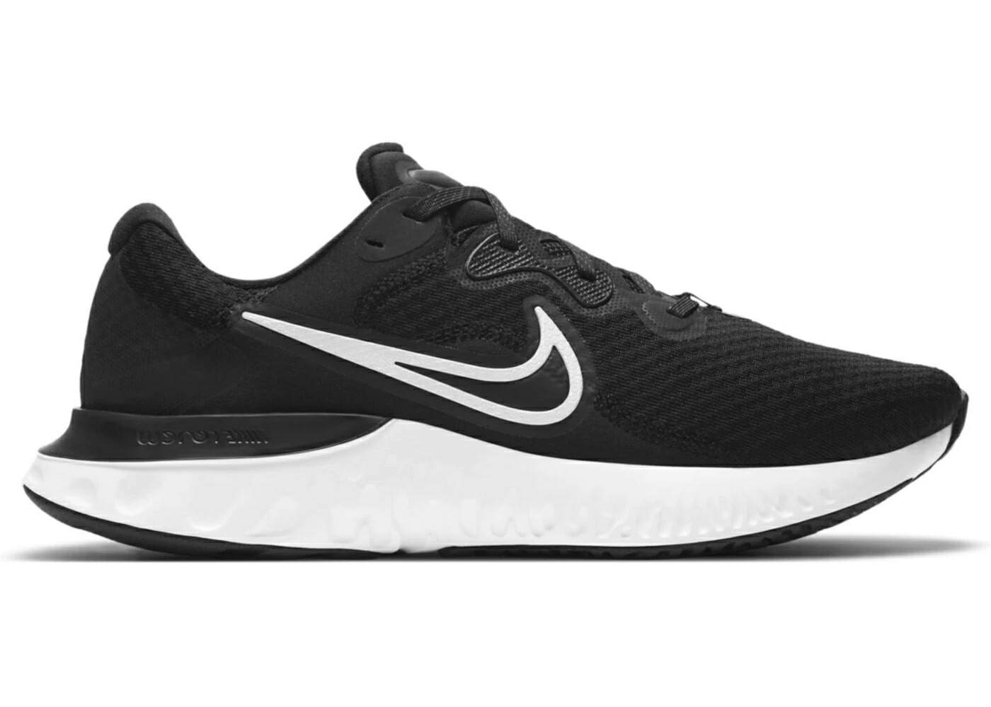 ナイキ ラン 黒色 ブラック 白色 ホワイト 灰色 グレー スニーカー メンズ NIKE RENEW RUN 2 BLACK WHITE / BLACK DARK SMOKE GREY WHITE