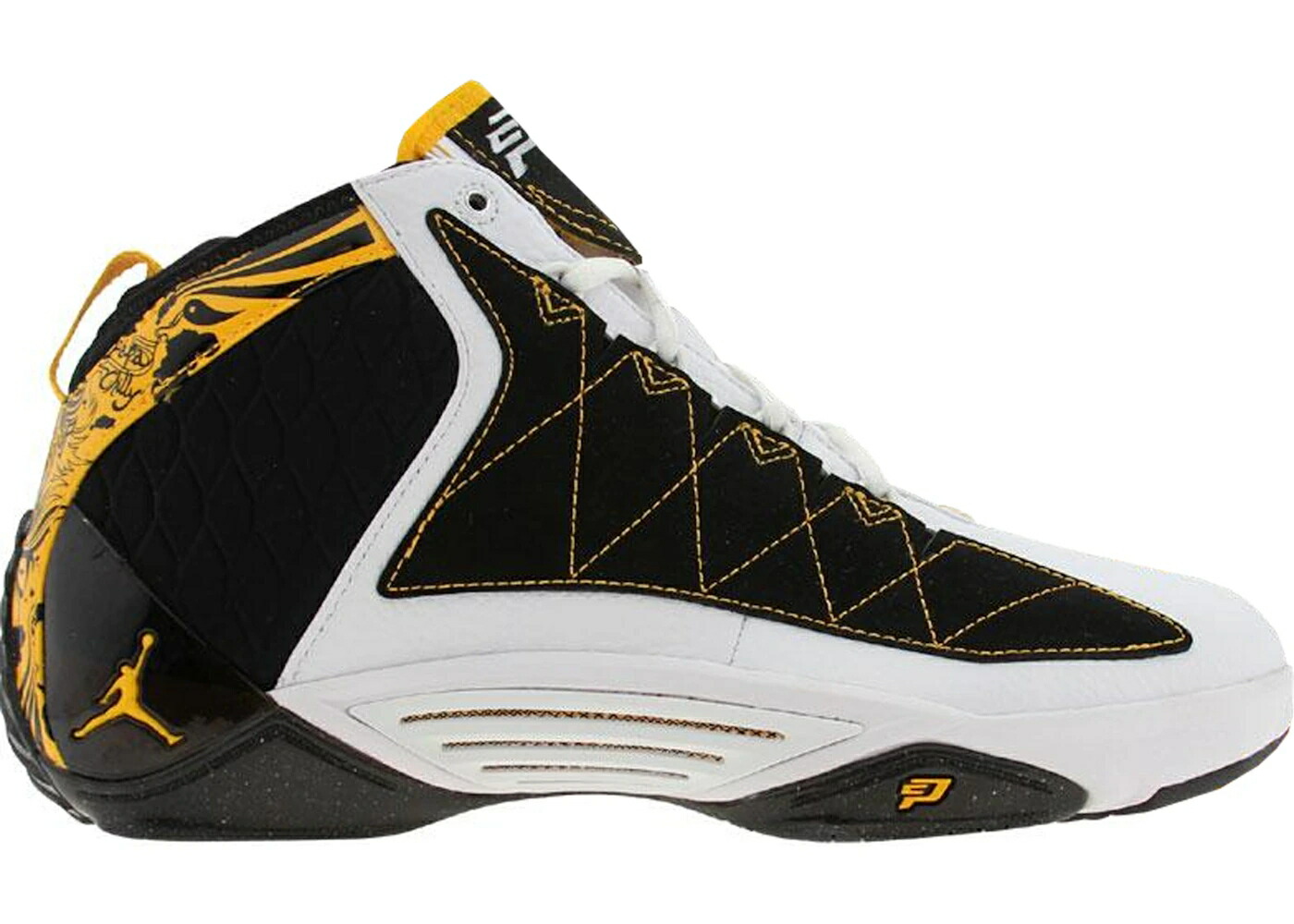 ナイキ ジョーダン 白色 ホワイト 黒色 ブラック CP3.II スニーカー メンズ JORDAN WHITE SUNSTONE BLACK / WHITE SUNSTONE BLACK
