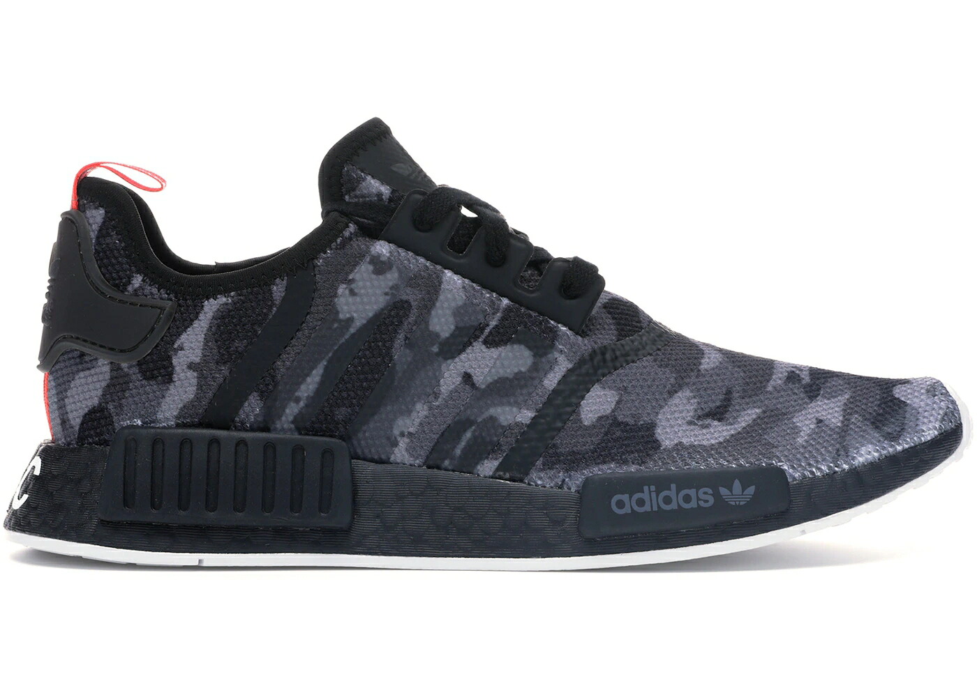 アディダス 黒いこと 黒いこと 薄墨色 薄墨色 赤 赤いこと スニーカー メンズ ADIDAS NMD R1 NYC / BLACK GREY RED