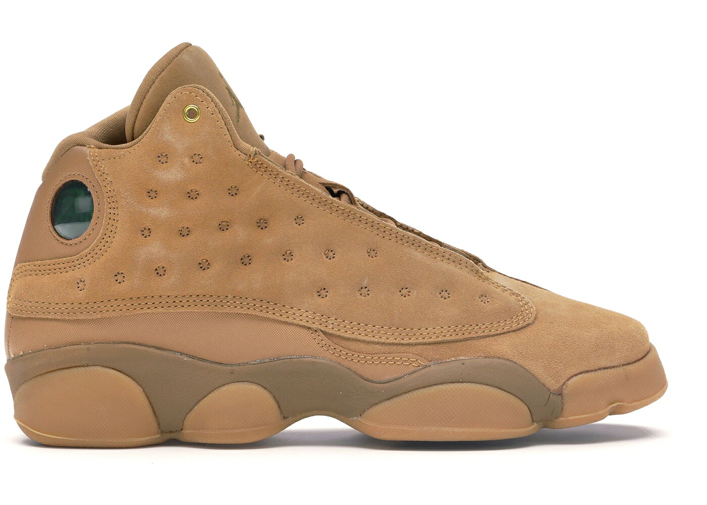 ナイキ ジョーダン サーティーン ウィート ゴールド 茶色 ブラウン ジュニア キッズ JORDAN 13 RETRO WHEAT (GS) / ELEMENTAL GOLD BAROQUE BROWN GUM ベビー マタニティ スニーカー|スニケス