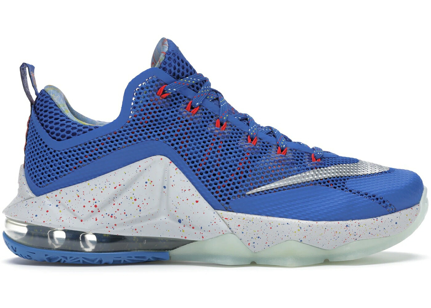ナイキ レブロン 銀色 シルバー スニーカー メンズ NIKE LEBRON 12 LOW HYPER COBALT / HYPER COBALT METALLIC SILVER