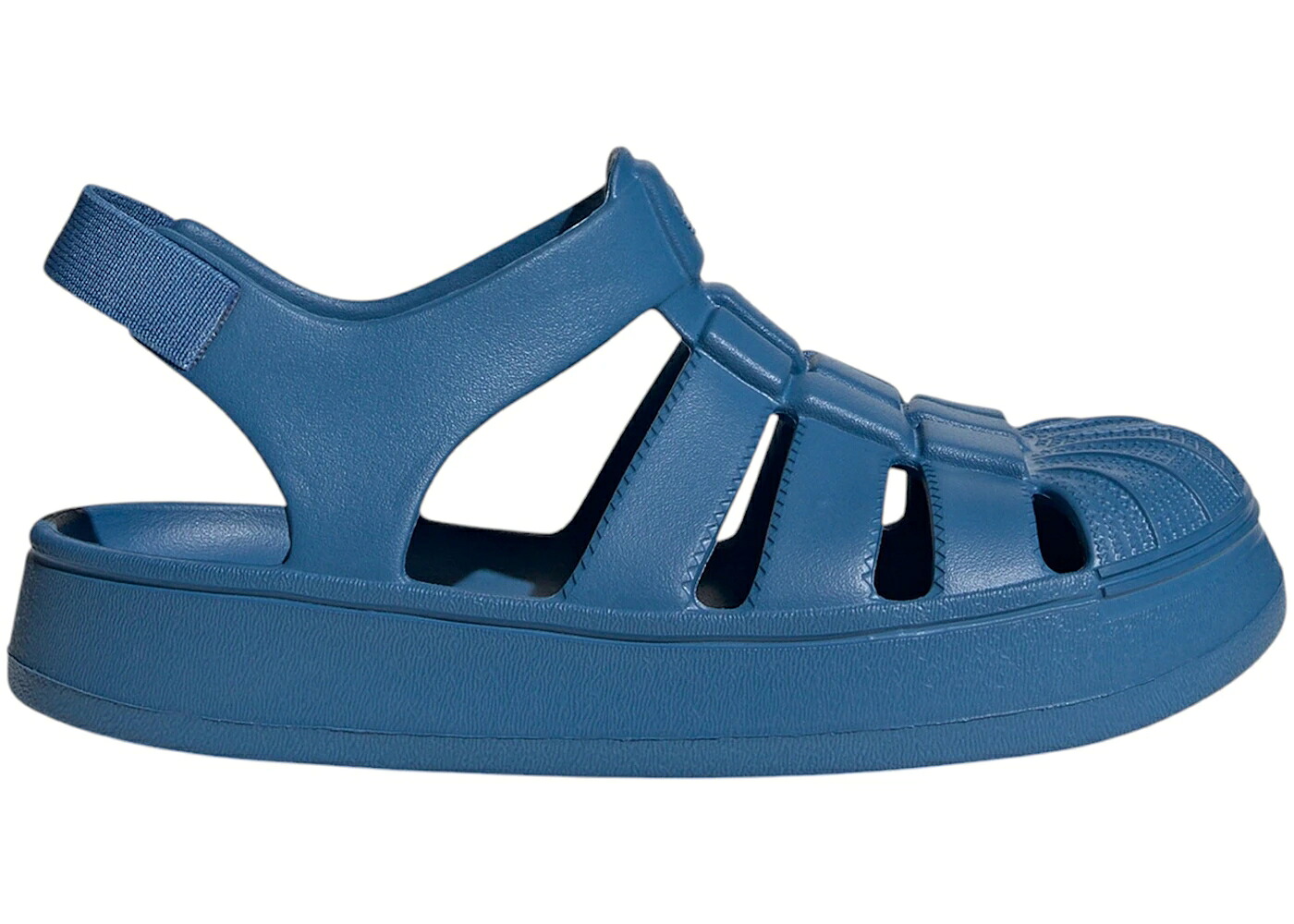 アディダス スーパースター サンダル 青色 ブルー ジュニア キッズ ADIDAS SUPERSTAR SANDALS FOCUS BLUE (PS) / FOCUS BLUE FOCUS BLUE FOCUS BLUE ベビー マタニティ スニーカー