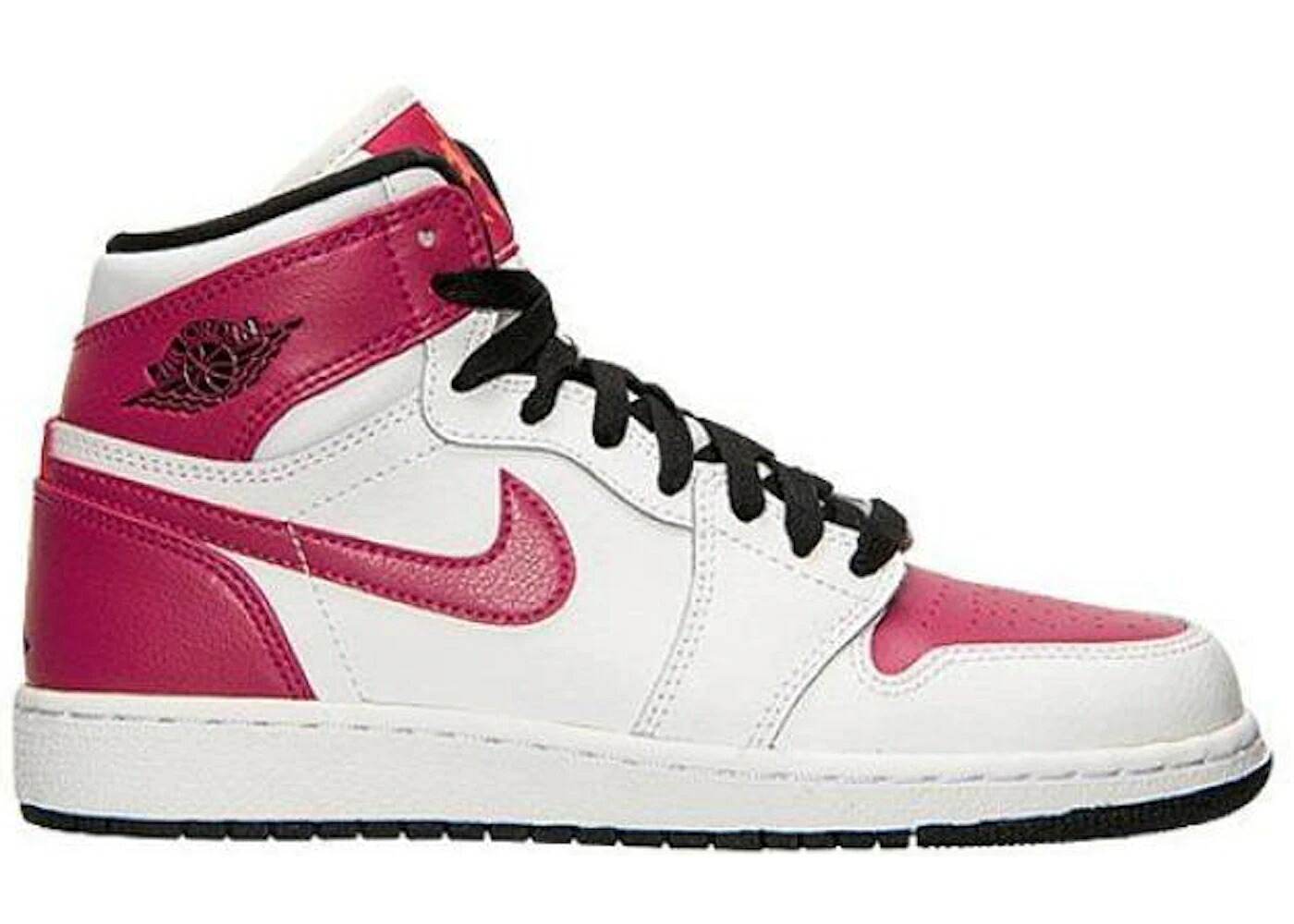 ナイキ ジョーダン 白いこと 白いこと 黒いこと 黒いこと お坊っちゃん キッズ JORDAN 1 RETRO WHITE SPORT FUCHSIA (GS) / WHITE SPORT FUCHSIA BLACK もの言う花 マタニティ スニーカー