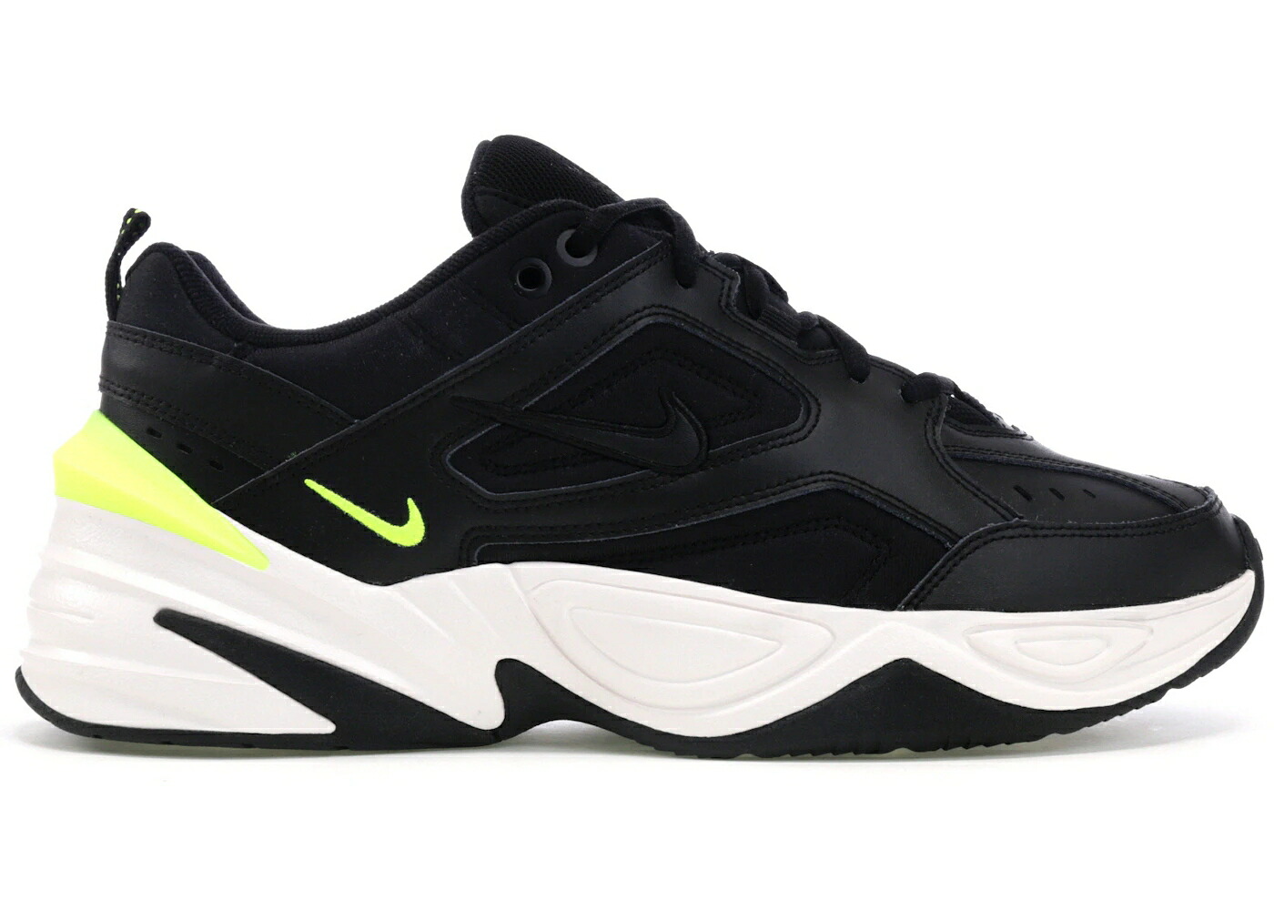 ナイキ 黒いこと 黒いこと WOMEN\u0027S スニーカー レディース NIKE M2K TEKNO BLACK VOLT (WOMEN\u0027S) / BLACK BLACK PHANTOM VOLT