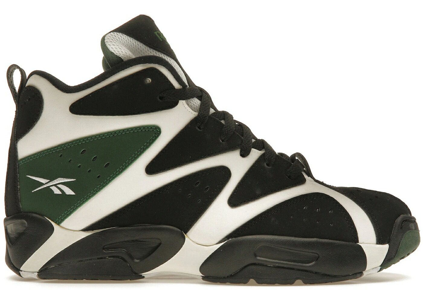 リーボック カミカゼ 白色 ホワイト 黒色 ブラック 緑 グリーン スニーカー メンズ REEBOK KAMIKAZE SONICS / WHITE BLACK RACING GREEN|スニケス
