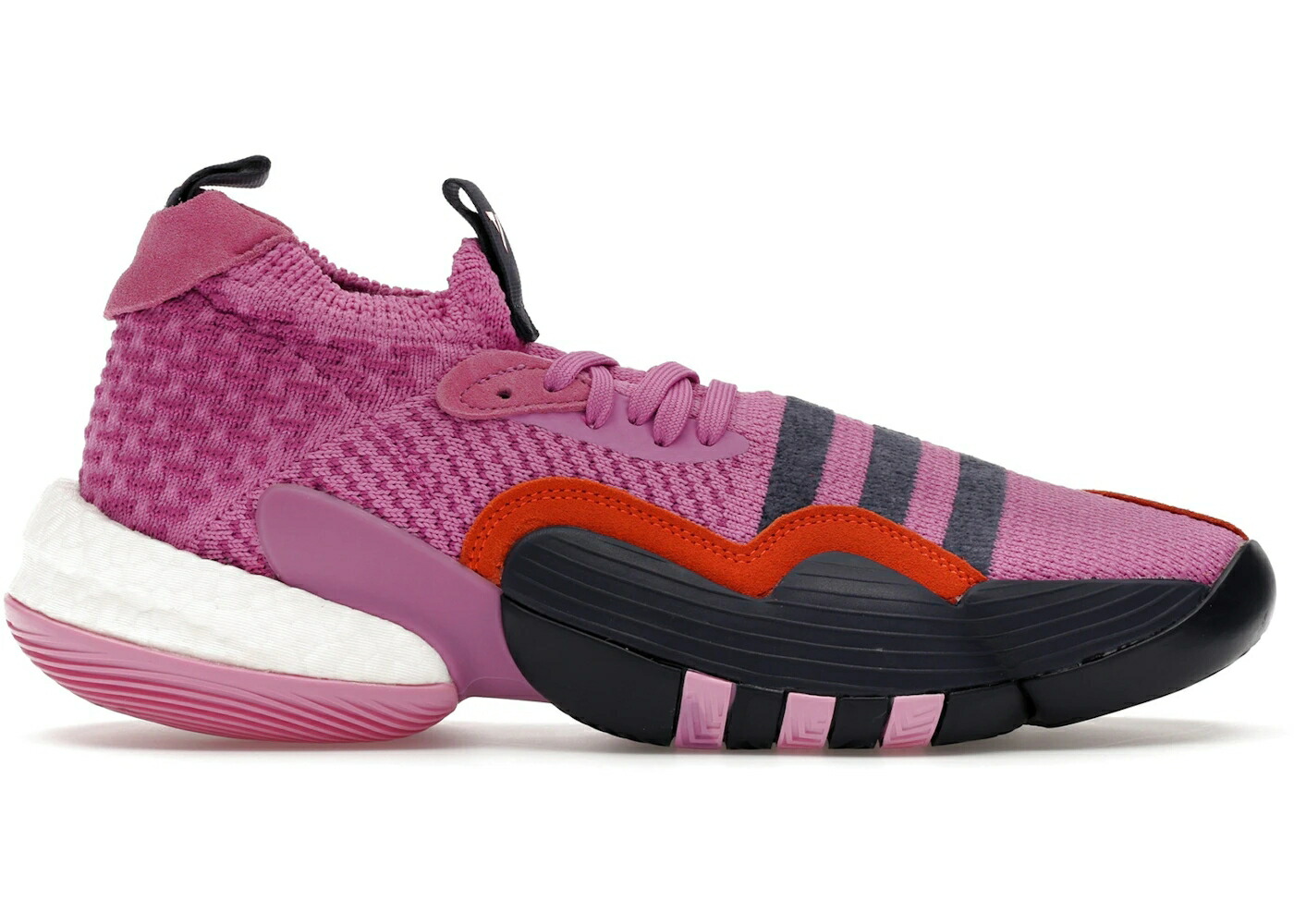 アディダス 影ぼうし 影ぼうし 紺色 米国海軍 差しひびき 2.0 スニーカー メンズ ADIDAS TRAE YOUNG STRATOSPHERE / PULSE LILAC SHADOW NAVY IMPACT