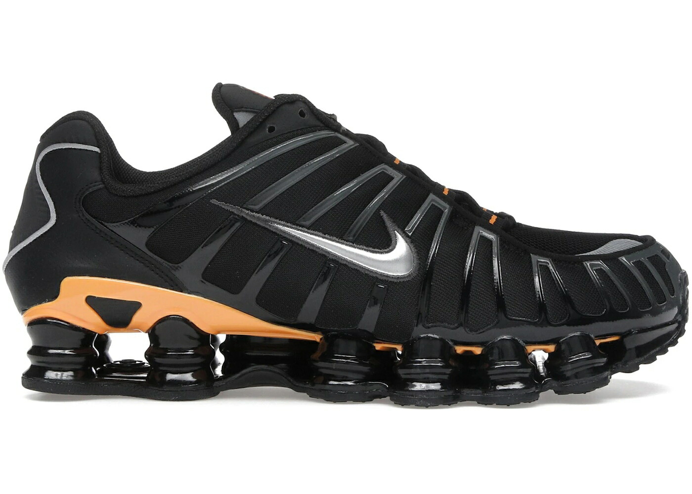 ナイキ ショックス 黒色 ブラック スニーカー メンズ NIKE SHOX TL BLACK VARSITY MAIZE / BLACK VARSITY MAIZE METALLIC