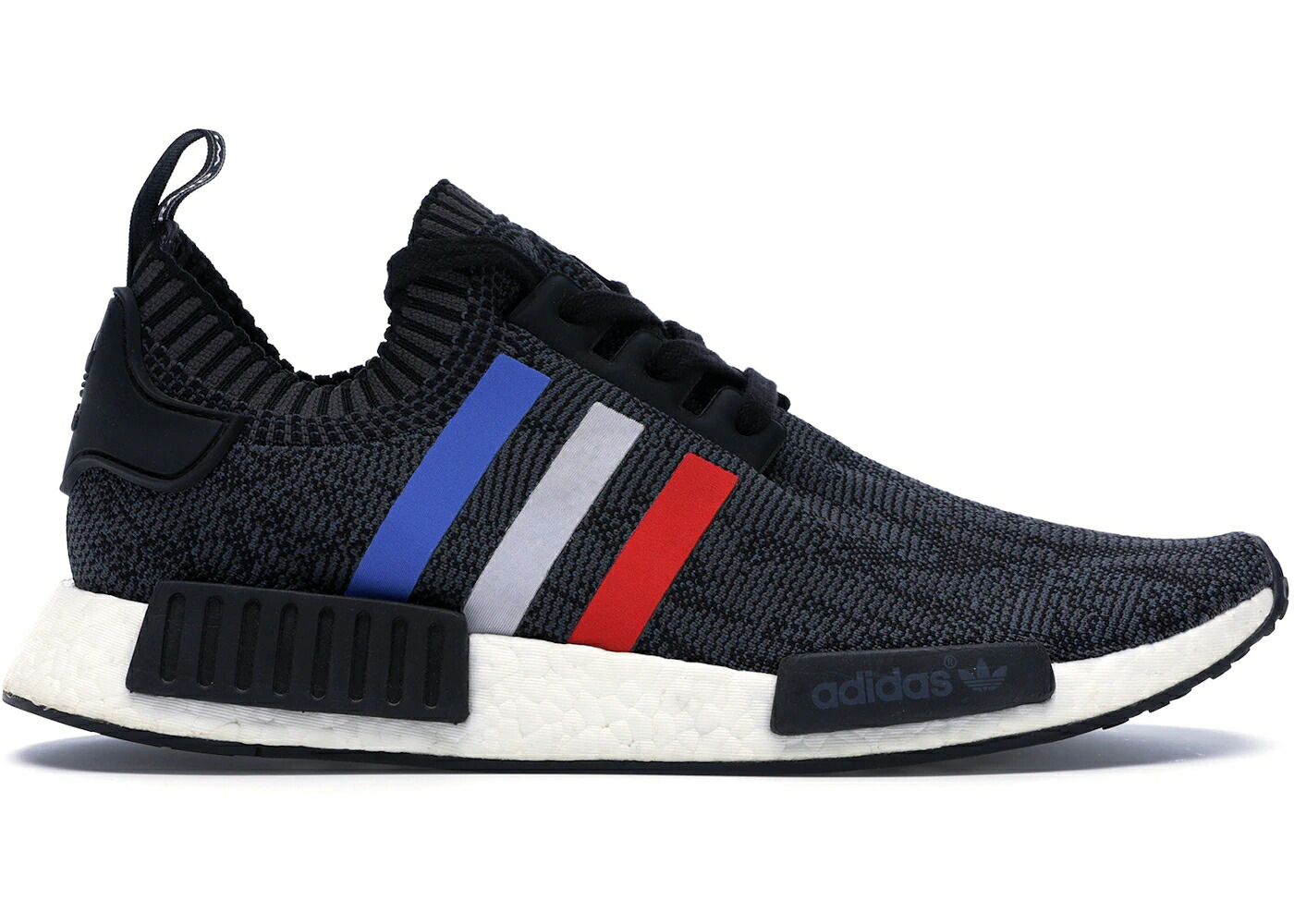 アディダス 黒いこと 黒いこと 中核グループ 白いこと 白いこと スニーカー メンズ ADIDAS NMD R1 TRI COLOR STRIPES BLACK / CORE BLACK WHITE