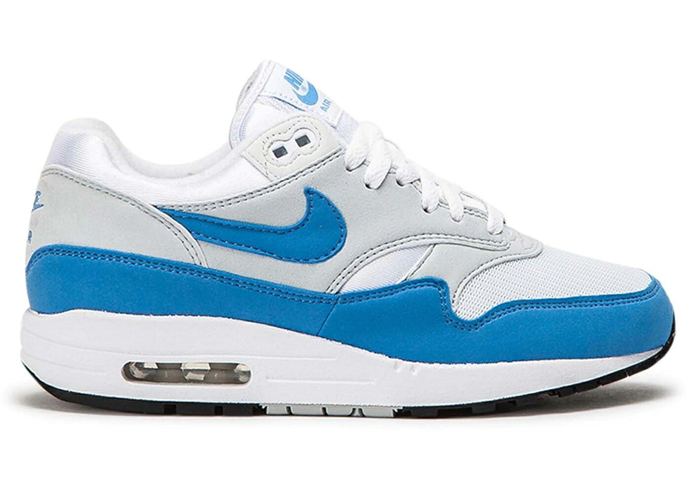 ナイキ マックス 白いこと 白いこと 青み 青色 大気圏マックス WOMEN\u0027S スニーカー レディース NIKE AIR MAX 1 ESSENTIAL WHITE UNIVERSITY BLUE (WOMEN\u0027S) / WHITE UNIVERSITY BLUE