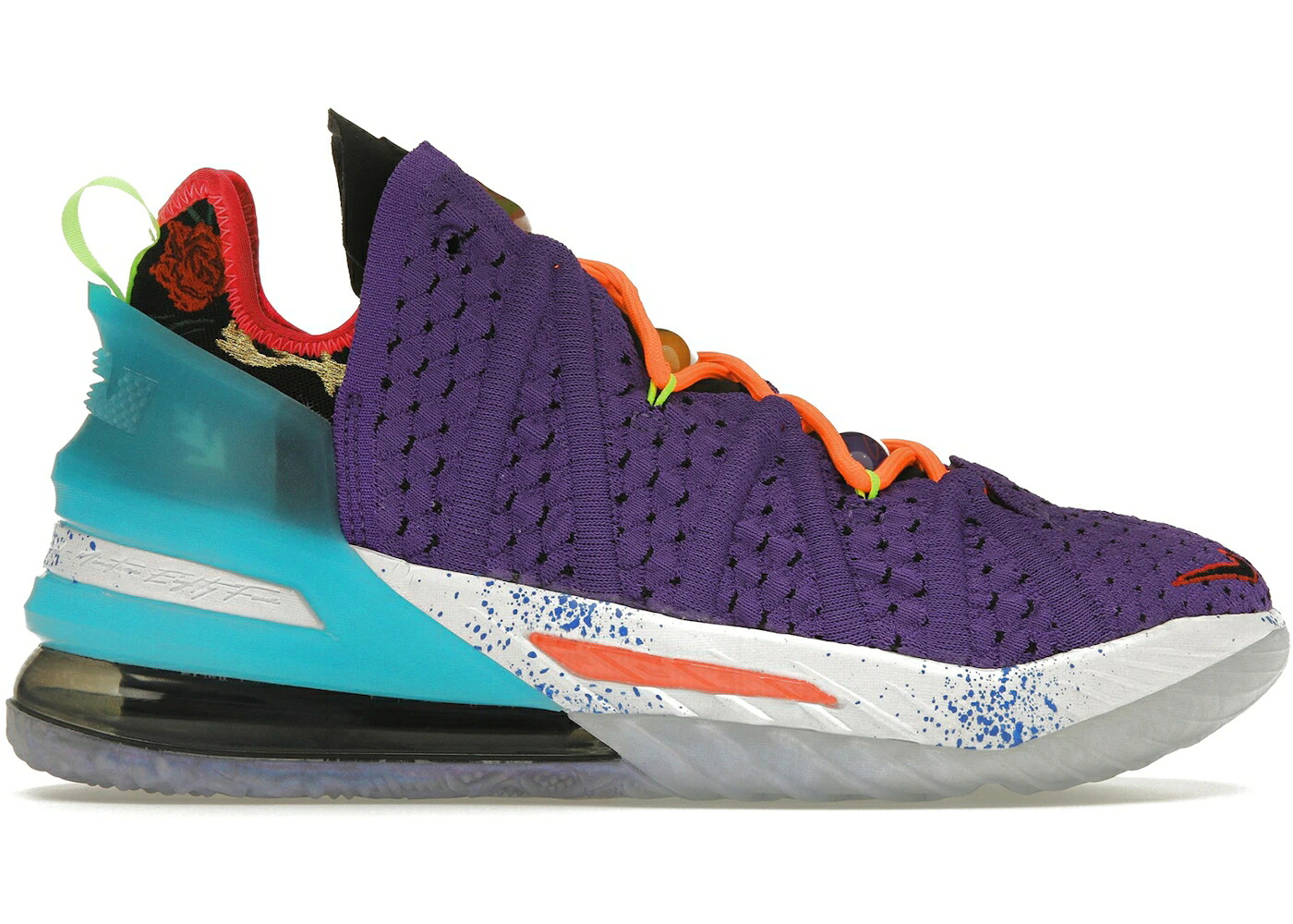 ナイキ レブロン 紫 パープル スニーカー メンズ NIKE LEBRON 18 BEST 10 PSYCHIC PURPLE / PSYCHIC PURPLE MULTI COLOUR