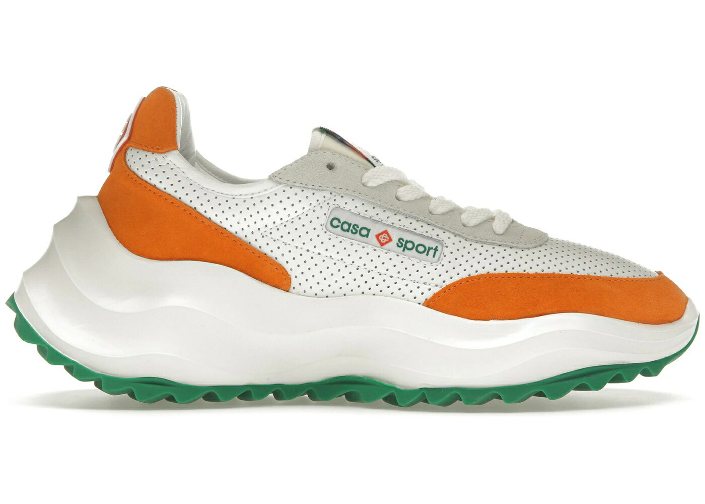 カサブランカ 白いこと 白いこと 橙 オレンジ色 スニーカー メンズ CASABLANCA ATLANTIS WHITE ORANGE / WHITE ORANGE メンズ靴-靴