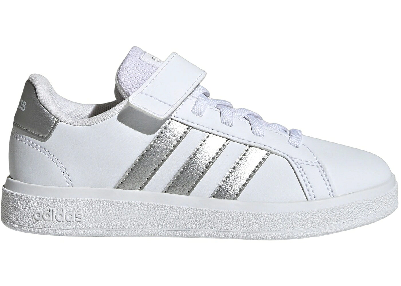 アディダス グランド コート 白色 ホワイト 銀色 シルバー 2.0 ジュニア キッズ ADIDAS GRAND COURT CLOUD WHITE MATTE SILVER (GS) / CLOUD WHITE MATTE SILVER MATTE ベビー マタニティ スニーカー
