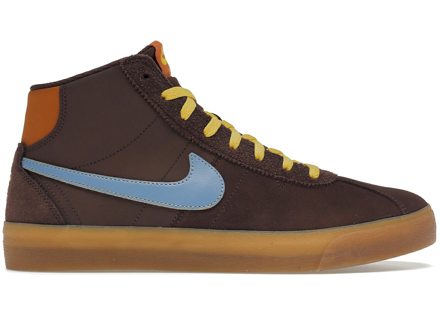 ナイキ エスビー 青色はたご屋 御機嫌 青み 青色 SAD? WOMEN\u0027S スニーカー レディース NIKE SB BRUIN HIGH WHY SO (WOMEN\u0027S) / LIGHT CHOCOLATE LIGHT BLUE