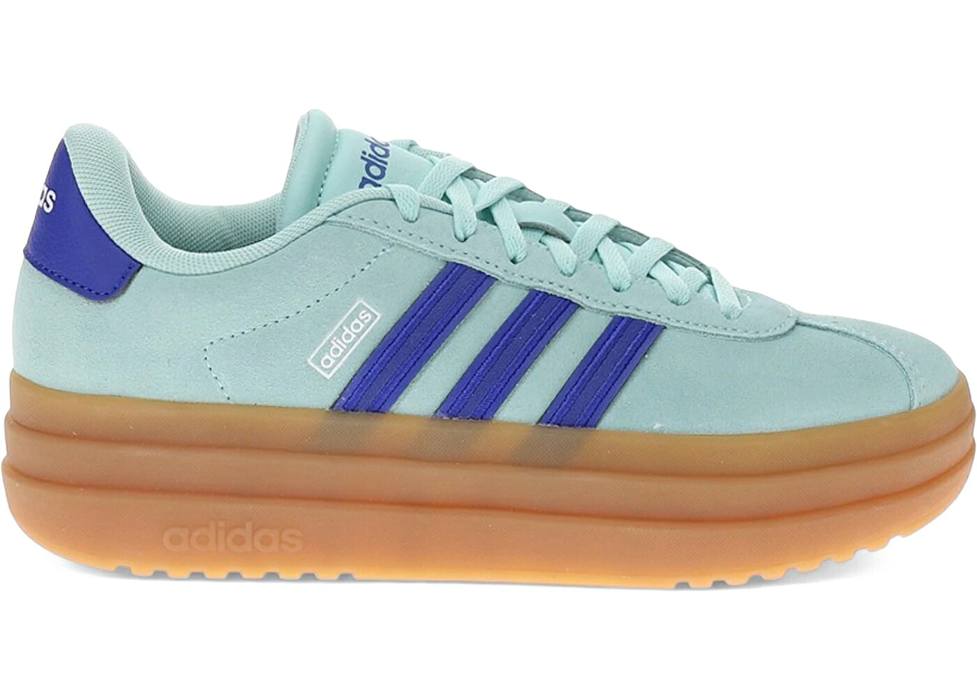 アディダス 厚地の外套 アクア 青味 青み WOMEN\u0027S スニーカー レディース ADIDAS VL COURT BOLD SEMI FLASH AQUA LUCID BLUE (WOMEN\u0027S) / SEMI FLASH AQUA LUCID BLUE GUM