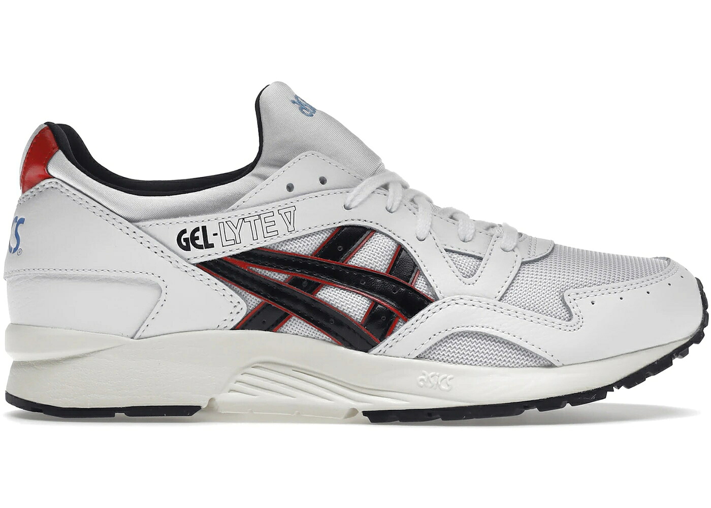 アシックス ゲルライト 白色 ホワイト 黒色 ブラック 赤 レッド スニーカー メンズ ASICS GEL-LYTE V WHITE BLACK RED / WHITE BLACK RED