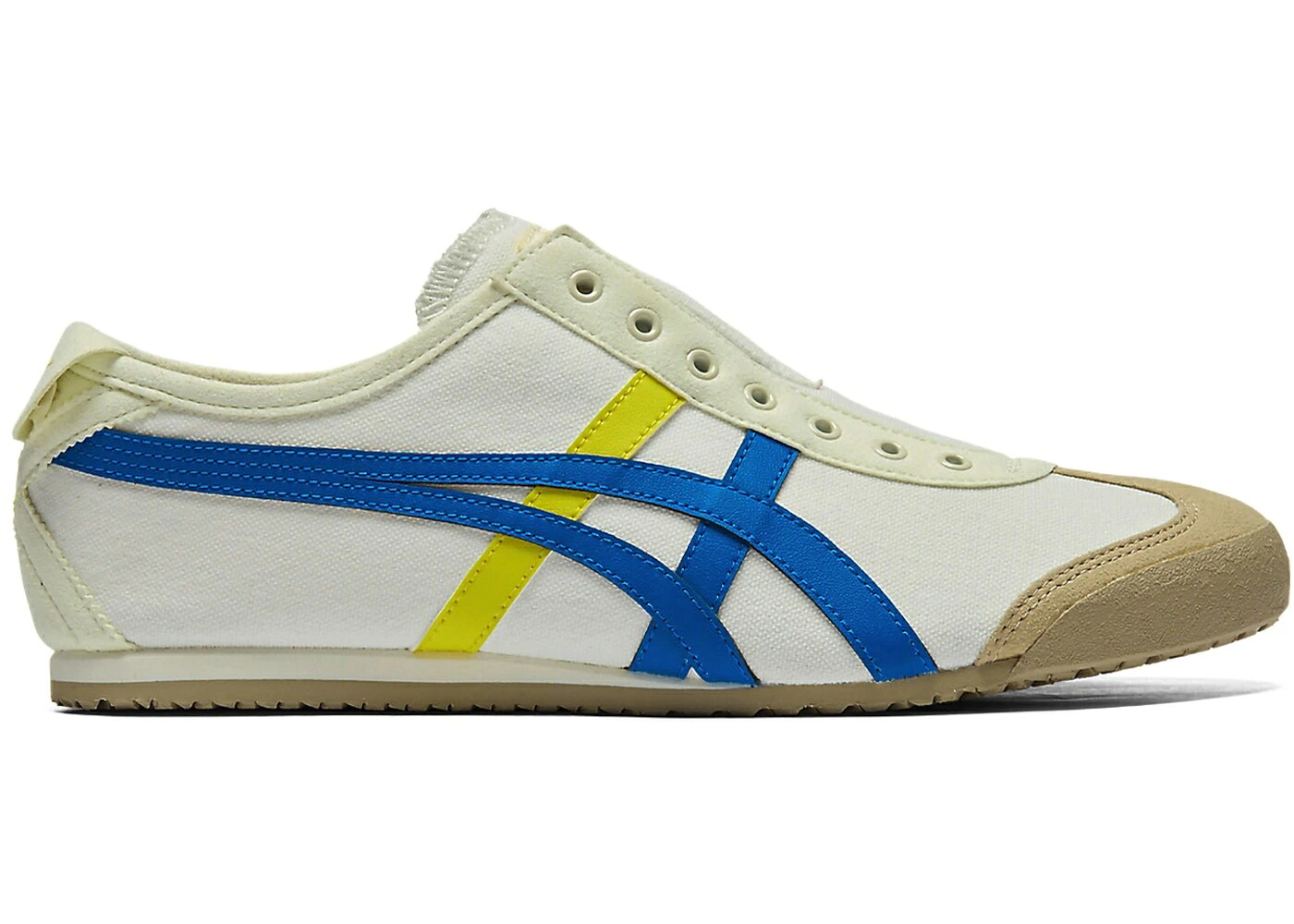 アシックス メキシコ スリッポン クリーム 青色 ブルー オニツカタイガー スニーカー メンズ ASICS ONITSUKA TIGER MEXICO 66 SLIP-ON CREAM DIRECTOIRE BLUE / CREAM DIRECTOIRE BLUE|スニケス