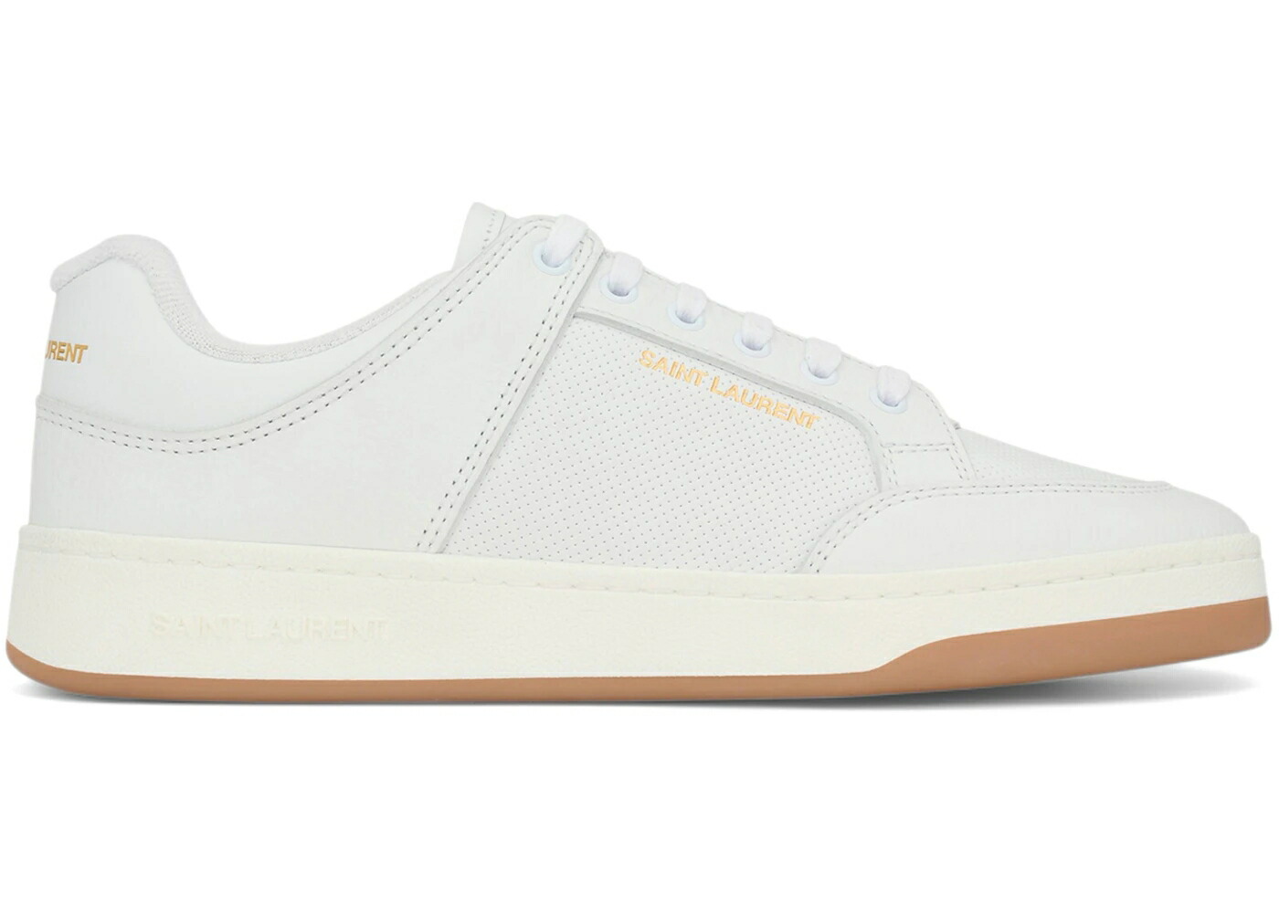 サンローラン 白色 ホワイト スニーカー メンズ SAINT LAURENT SAINT LAURENT SL/61 LOW WHITE /