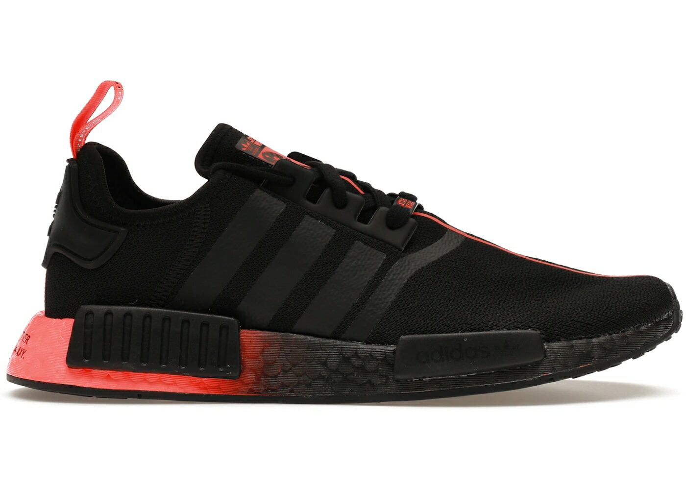 アディダス 中核グループ 黒いこと 黒いこと 赤 赤いこと スターウォーズ スニーカー メンズ ADIDAS NMD R1 STAR WARS DARTH VADER / CORE BLACK CORE BLACK SOLAR RED