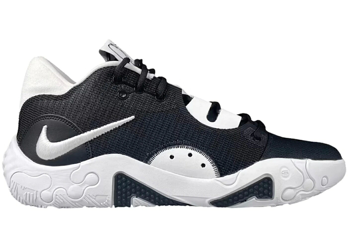 ナイキ 黒色 ブラック 白色 ホワイト スニーカー メンズ NIKE PG 6 TB BLACK WHITE / BLACK WHITE WHITE