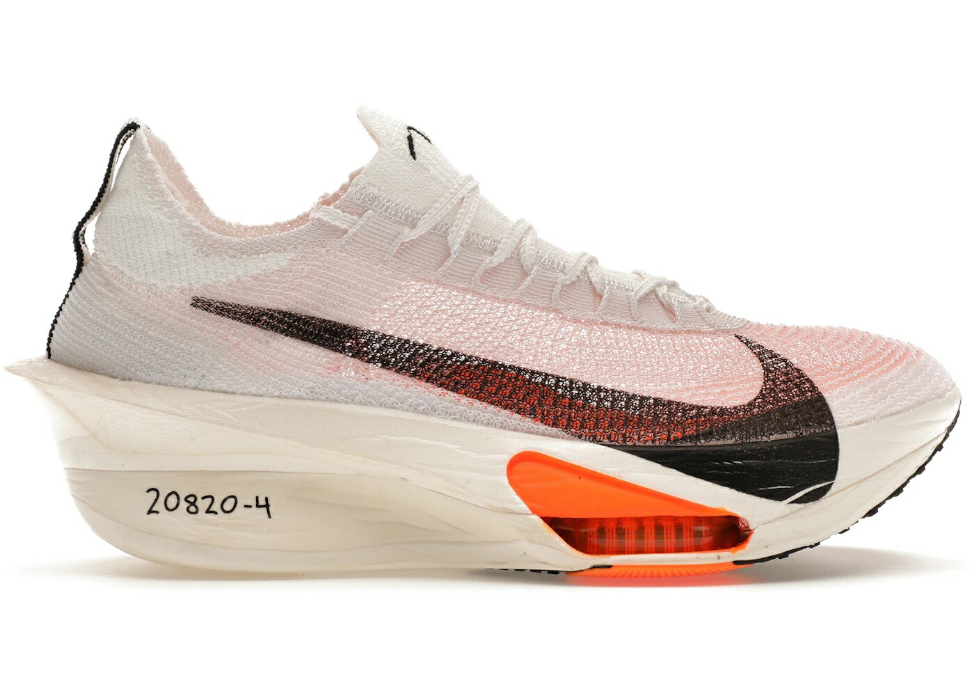 ナイキ ズーム 白色 ホワイト 黒色 ブラック 橙 オレンジ NEXT% スニーカー メンズ NIKE AIR ZOOM ALPHAFLY 3 PROTOTYPE / WHITE BLACK PHANTOM TOTAL ORANGE
