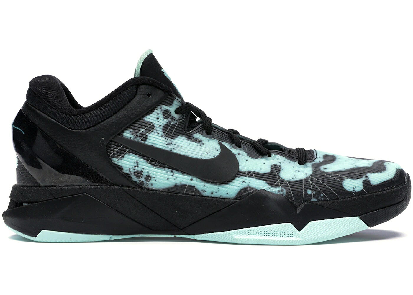 ナイキ コービー ダート 黒色 ブラック スニーカー メンズ NIKE KOBE 7 POISON DART FROG (MINT) / MINT CANDY BLACK|スニケス