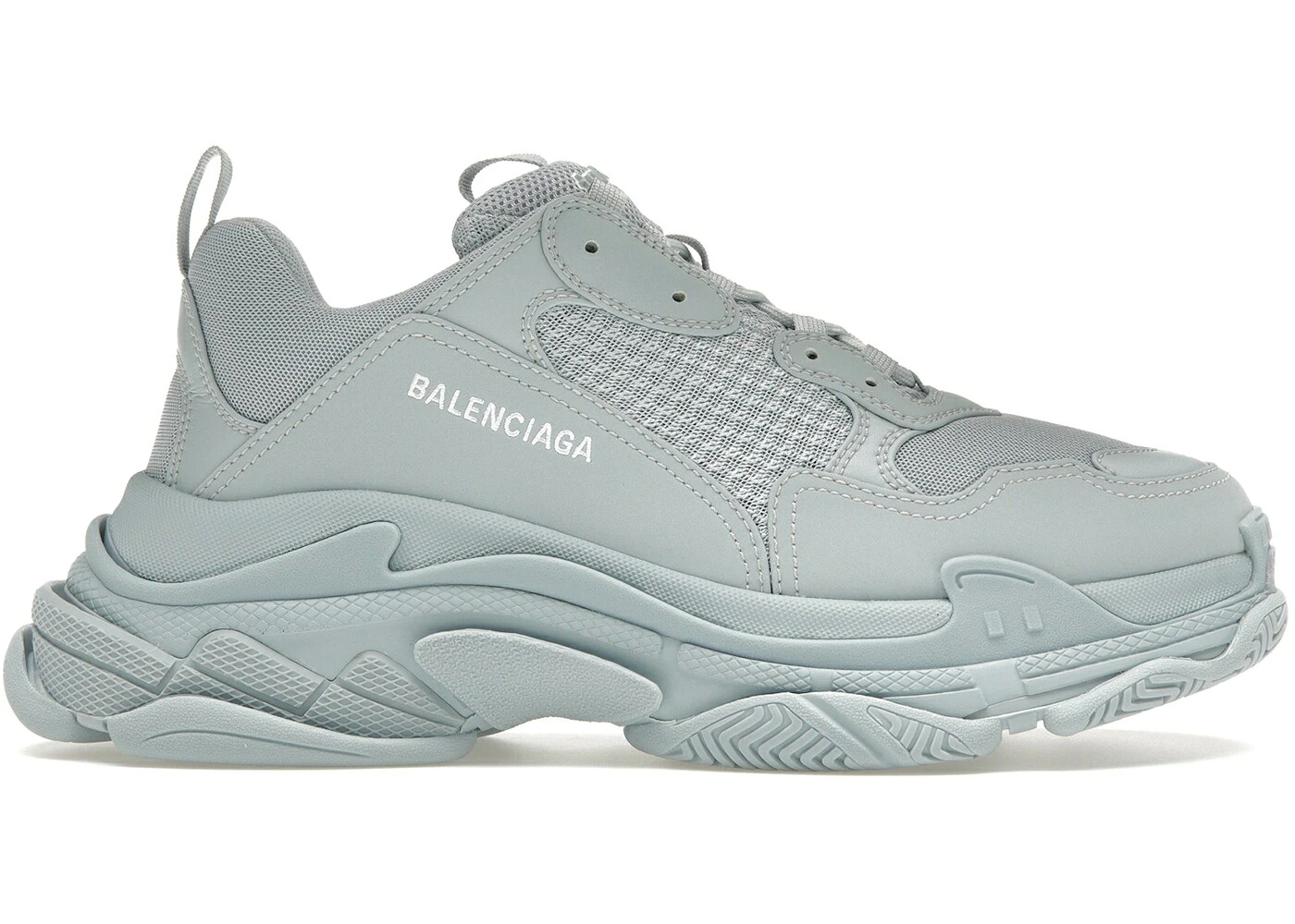 バレンシアガ 青色 ブルー スニーカー メンズ BALENCIAGA TRIPLE S PALE BLUE / PALE BLUE｜スニケス