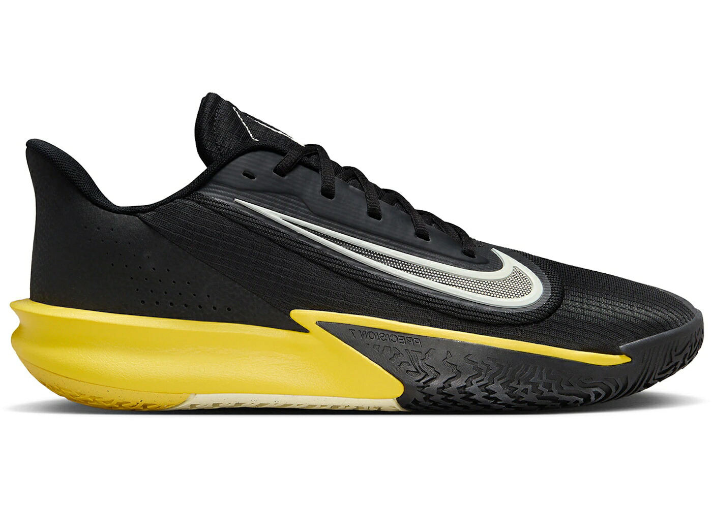 ナイキ 黒色 ブラック ライトニング スニーカー メンズ NIKE PRECISION 7 BLACK LIGHTNING COCONUT MILK / BLACK LIGHTNING COCONUT MILK｜スニケス