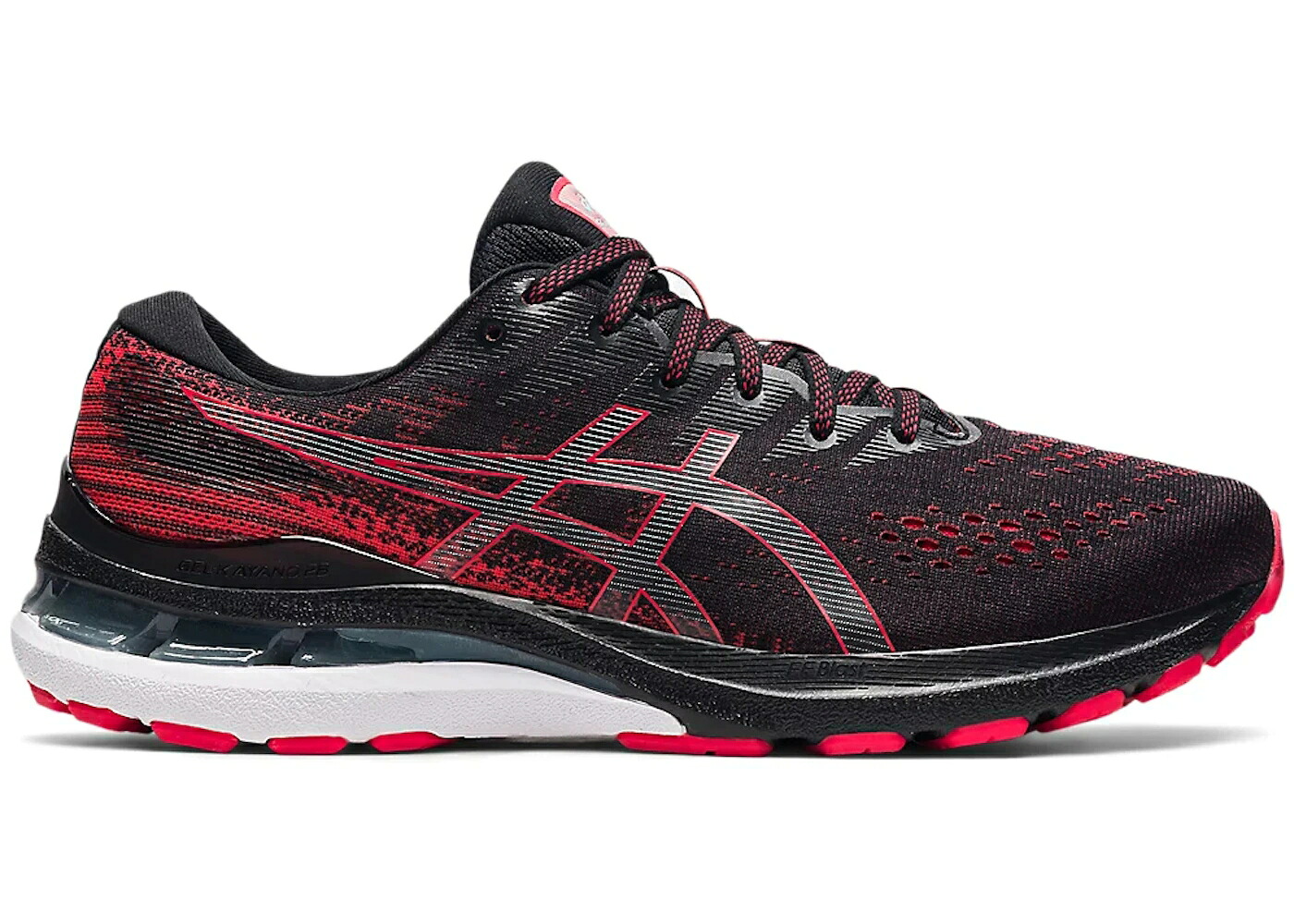アシックス 黒いこと 黒いこと 赤 赤いこと スニーカー メンズ ASICS GEL-KAYANO 28 BLACK ELECTRIC RED / BLACK ELECTRIC RED