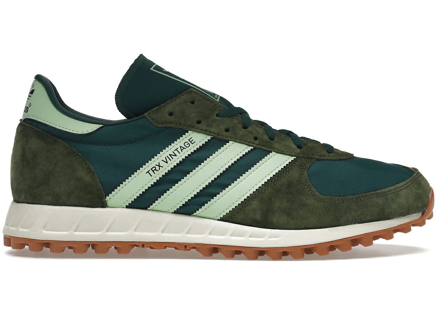 アディダス ビンテージ ヴィンテージ 緑 グリーン スニーカー メンズ ADIDAS TRX VINTAGE COLLEGIATE GREEN / COLLEGIATE GREEN GLOW GREEN GUM