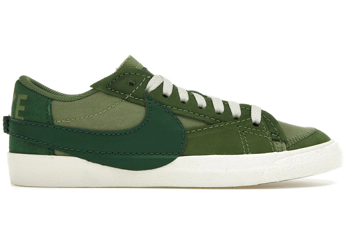 ナイキ ブレイザー ジャンボ 緑 グリーン スニーカー メンズ NIKE BLAZER LOW 77 JUMBO OIL GREEN / OIL GREEN GORGE GREEN TREELINE