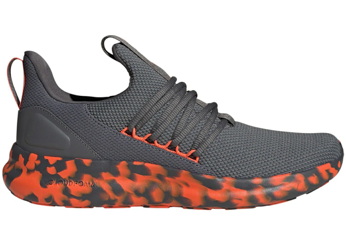 アディダス ライト アダプト 灰色 グレー インパクト 橙 オレンジ 7.0 スニーカー メンズ ADIDAS LITE RACER ADAPT GREY FIVE SEMI IMPACT ORANGE SIX / GREY FIVE SEMI IMPACT ORANGE