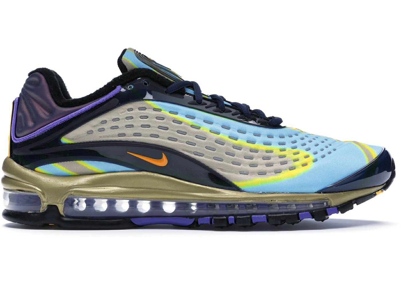 ナイキ マックス デラックス 紺色 ネイビー レーザー 橙 オレンジ エアマックス スニーカー メンズ NIKE AIR MAX DELUXE MIDNIGHT NAVY LASER ORANGE / MIDNIGHT NAVY LASER ORANGE