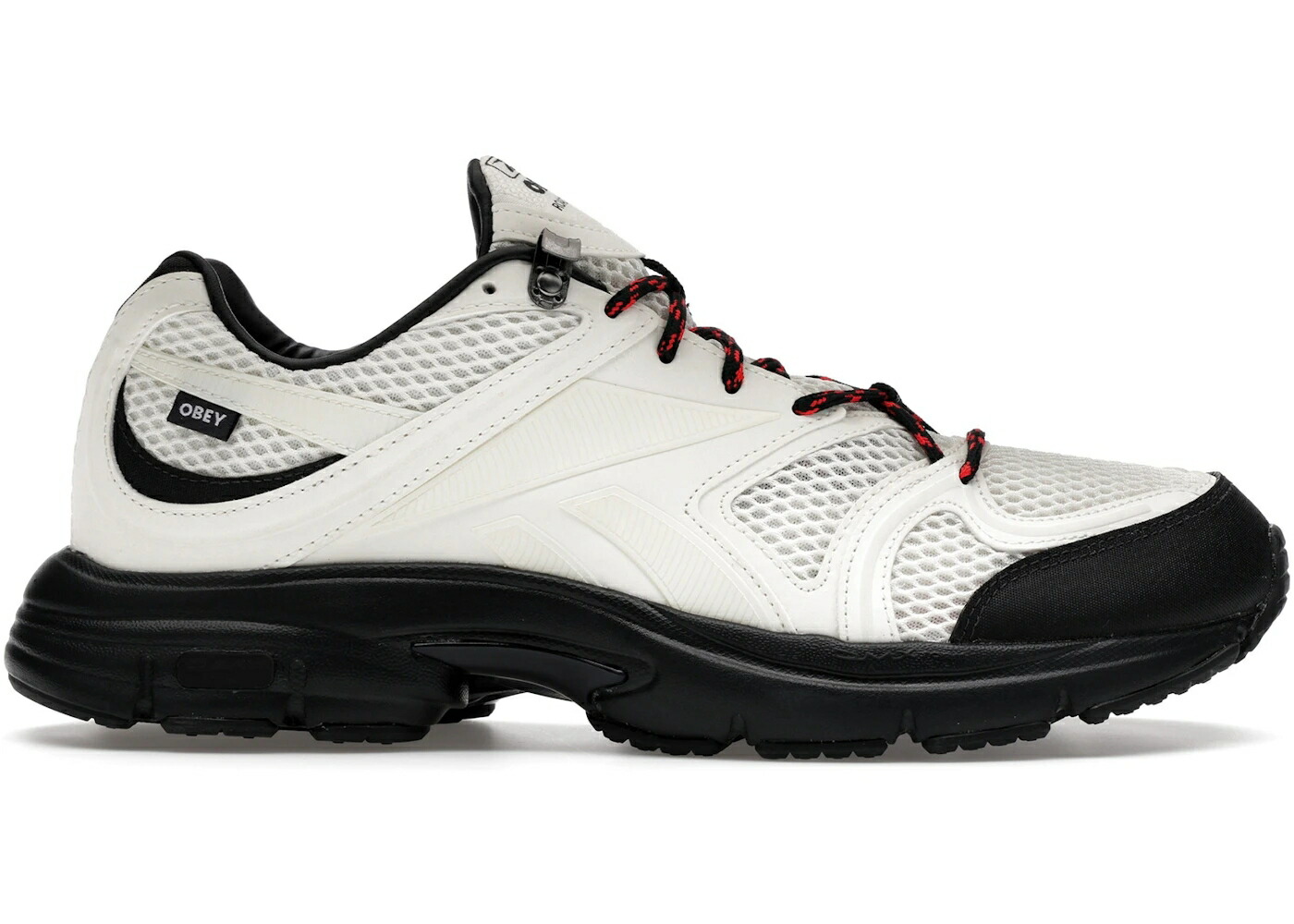 リーボック 割り増し金 オベイ 黒いこと 黒いこと 赤 赤いこと スニーカー メンズ REEBOK PREMIER ROAD PLUS VI OBEY / CHALK BLACK RED