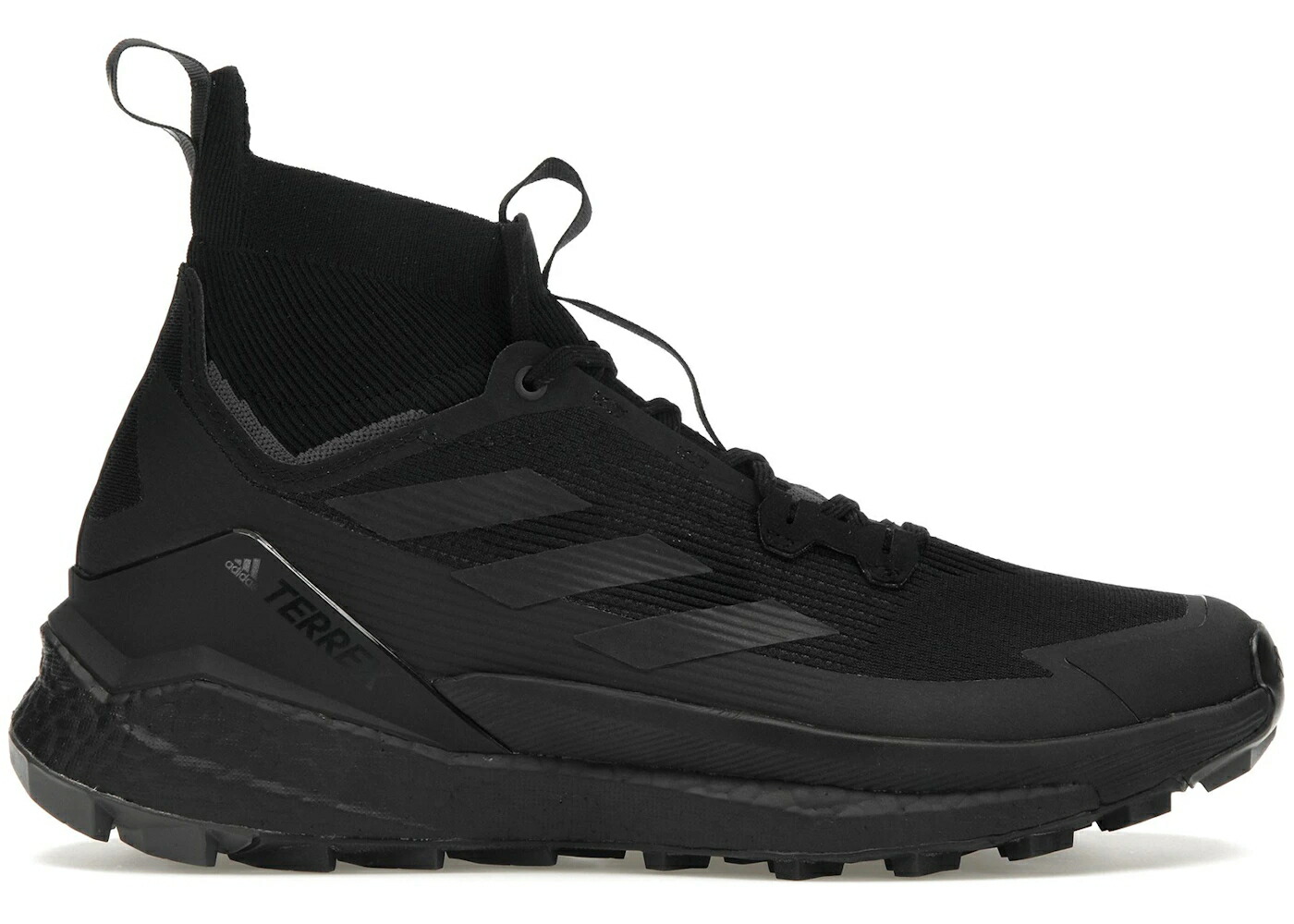 アディダス フリー コア 黒色 ブラック 灰色 グレー スニーカー メンズ ADIDAS TERREX FREE HIKER 2 CORE BLACK / CORE BLACK CORE BLACK GREY SIX