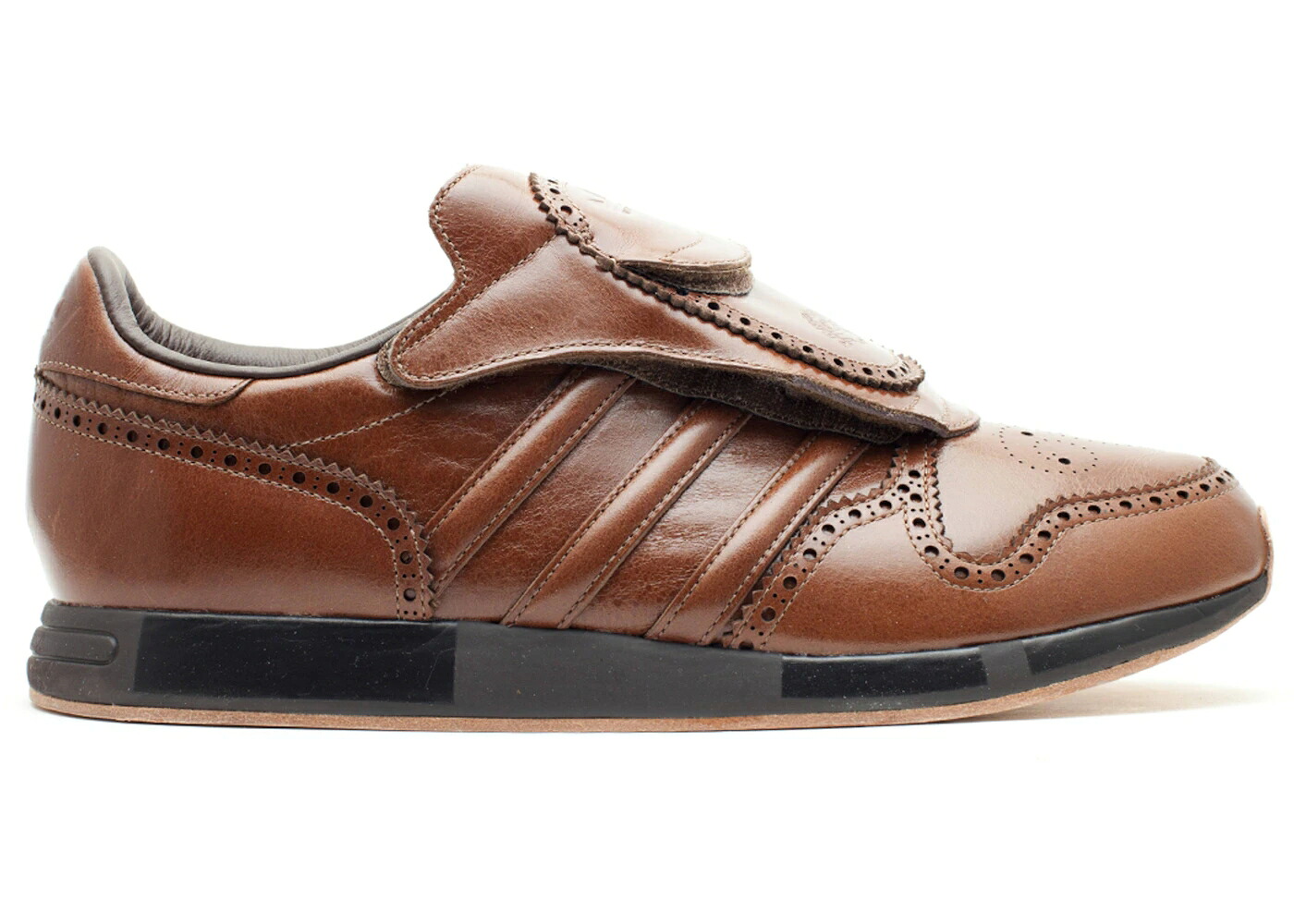 アディダス なめし革 ウィート スニーカー メンズ ADIDAS MICROPACER LUX BROGUE CONSORTIUM WINGTIP / LEATHER ESPRESSO WHEAT