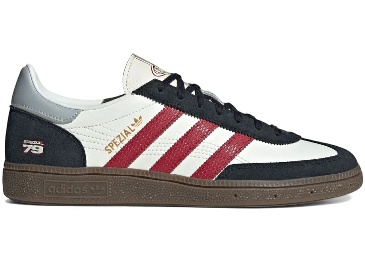アディダス ハンドボール スペシアル 白色 ホワイト 黒色 ブラック 赤 レッド スニーカー メンズ ADIDAS HANDBALL SPEZIAL 79 WHITE BLACK RED / WHITE BLACK RED