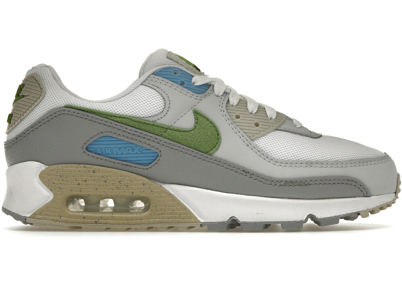 ナイキ マックス 白いこと 白いこと 青味 青み エア湖マックス スニーカー メンズ NIKE AIR MAX 90 WHITE CHLOROPHYLL UNIVERSITY BLUE / WHITE CHLOROPHYLL UNIVERSITY