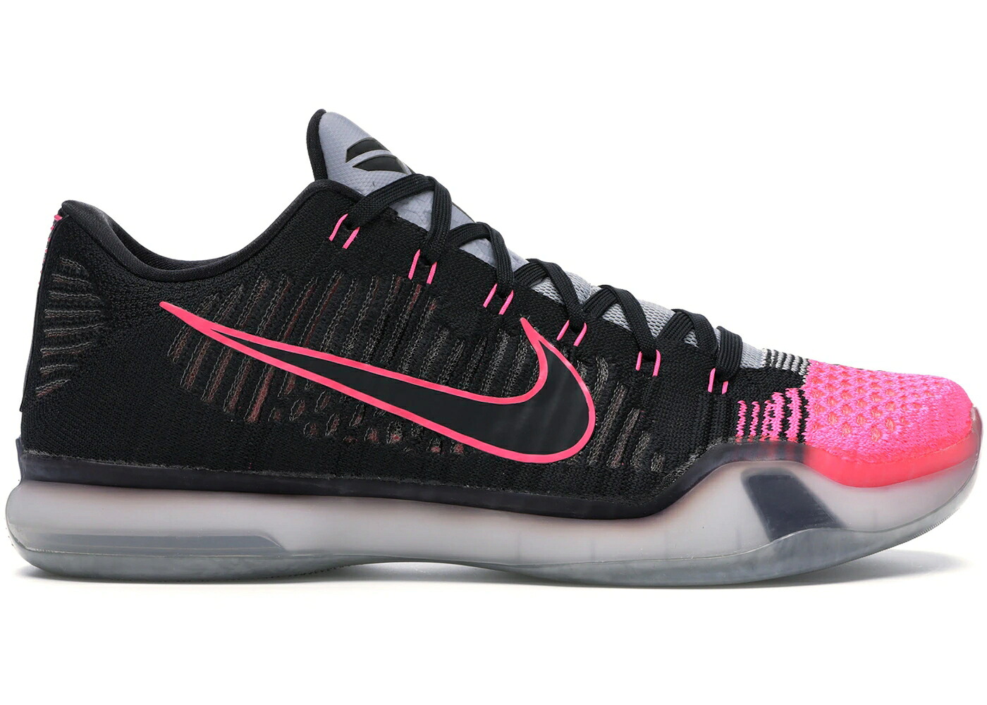 ナイキ コービー エリート 黒色 ブラック 灰色 グレー ピンク スニーカー メンズ NIKE KOBE 10 ELITE MAMBACURIAL / BLACK BLACK WOLF GREY PINK FLASH 110,200円