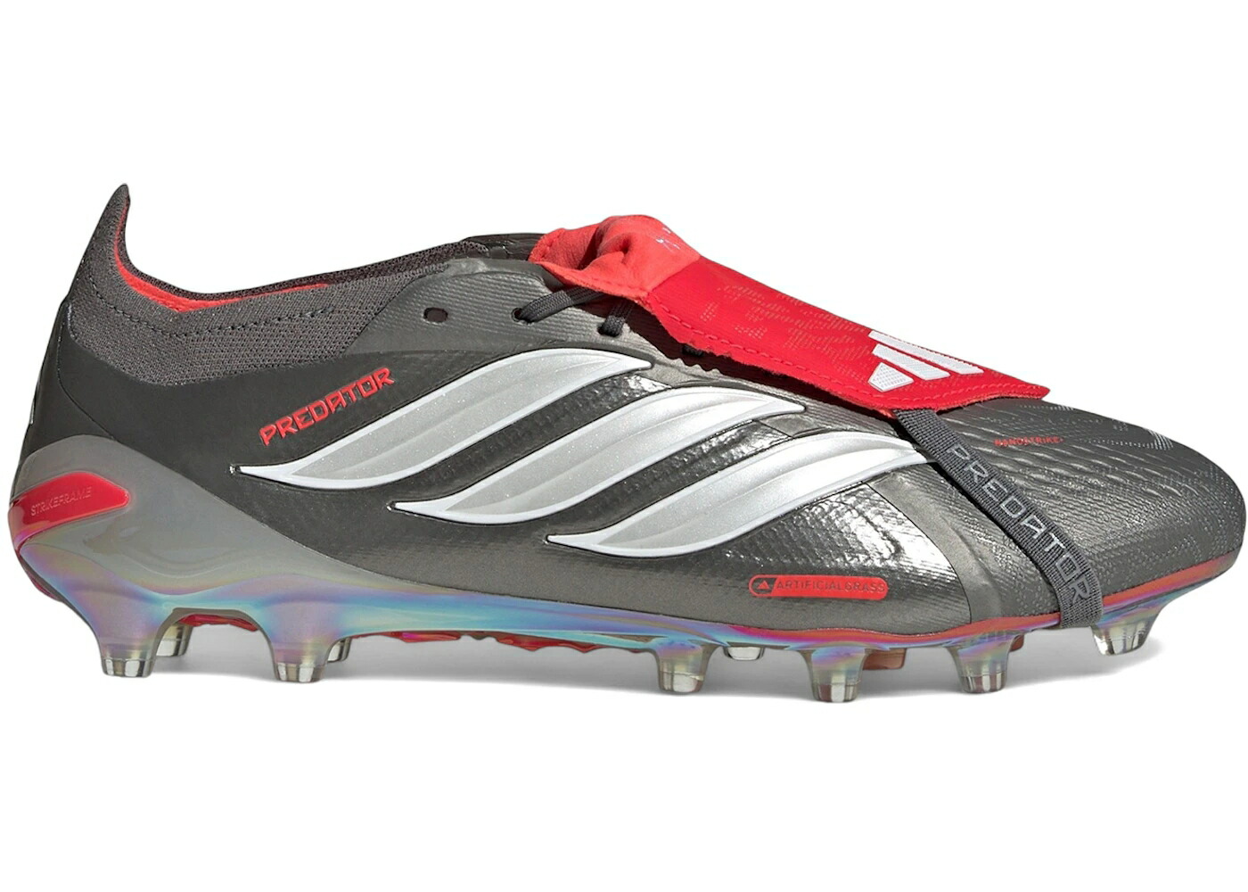 アディダス プレデター エリート しろがね色 スチール写真 白いこと 白いこと スニーカー メンズ ADIDAS PREDATOR ELITE FOLD-OVER TONGUE AG FINISHERS STEEL PACK / IRON METALLIC CLOUD WHITE LUCID