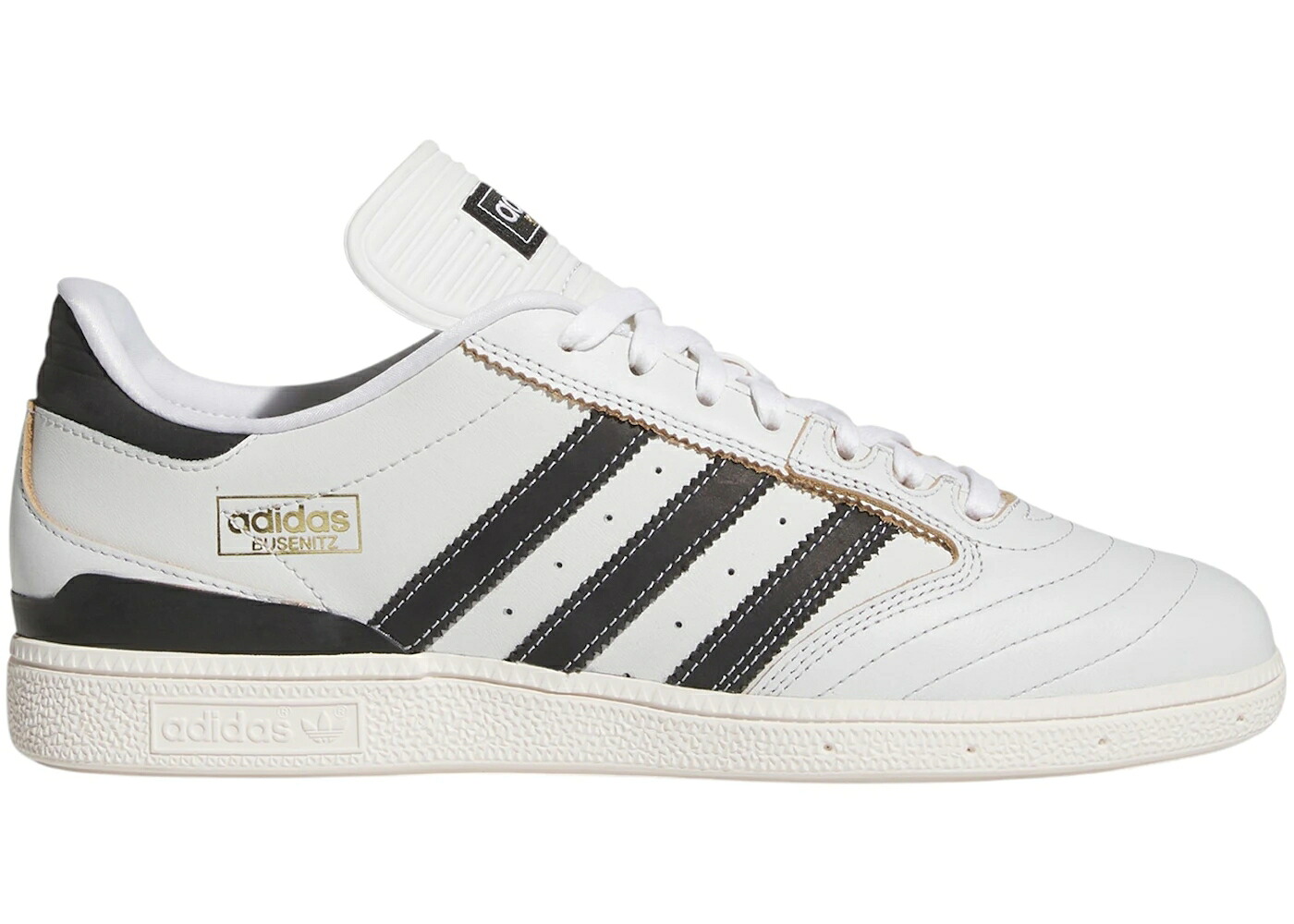アディダス 白色 ホワイト コア 黒色 ブラック スニーカー メンズ ADIDAS BUSENITZ CRYSTAL WHITE CORE BLACK OFF / CRYSTAL WHITE CORE BLACK OFF
