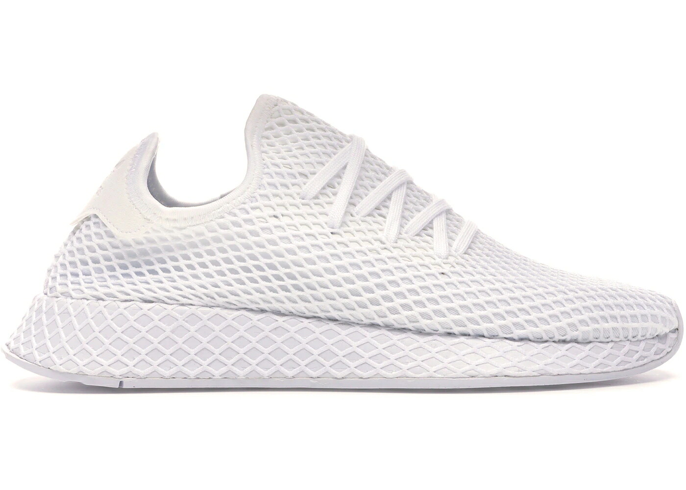 アディダス 白色 ホワイト スニーカー メンズ ADIDAS DEERUPT TRIPLE WHITE / RUNNING WHITE RUNNING WHITE｜スニケス